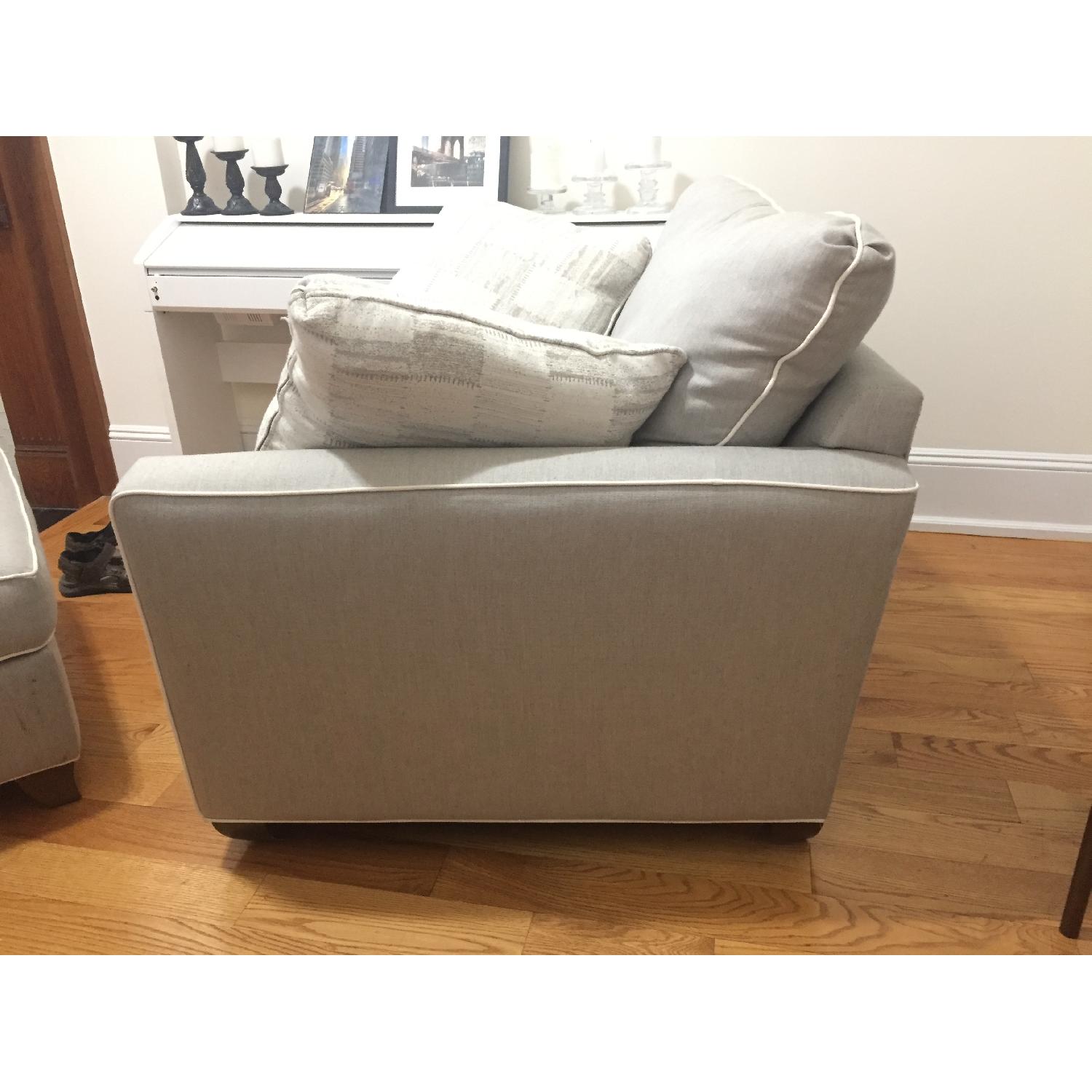 Raymour & Flanigan Sleeper Sofa + Chair & Ottoman - image-7