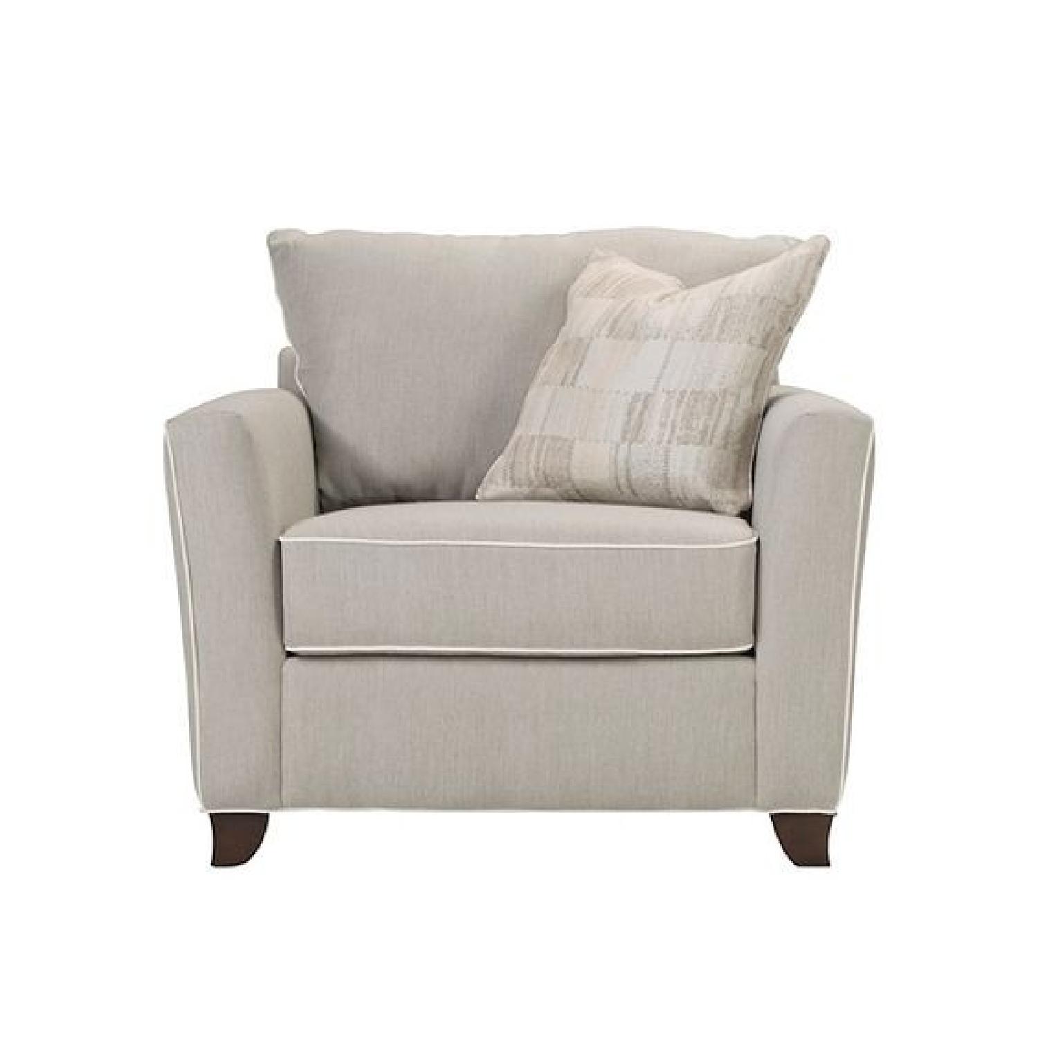 Raymour & Flanigan Sleeper Sofa + Chair & Ottoman - image-10