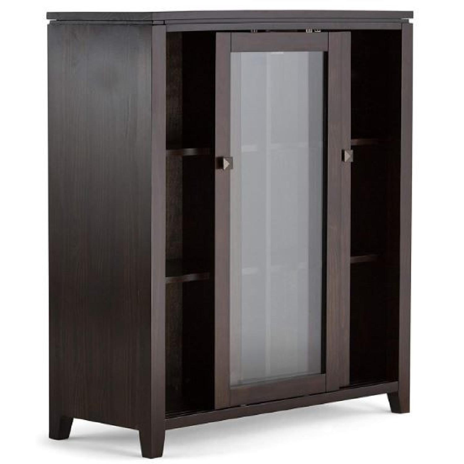 Simpli Home Sliding Door Storage Cabinet - image-1