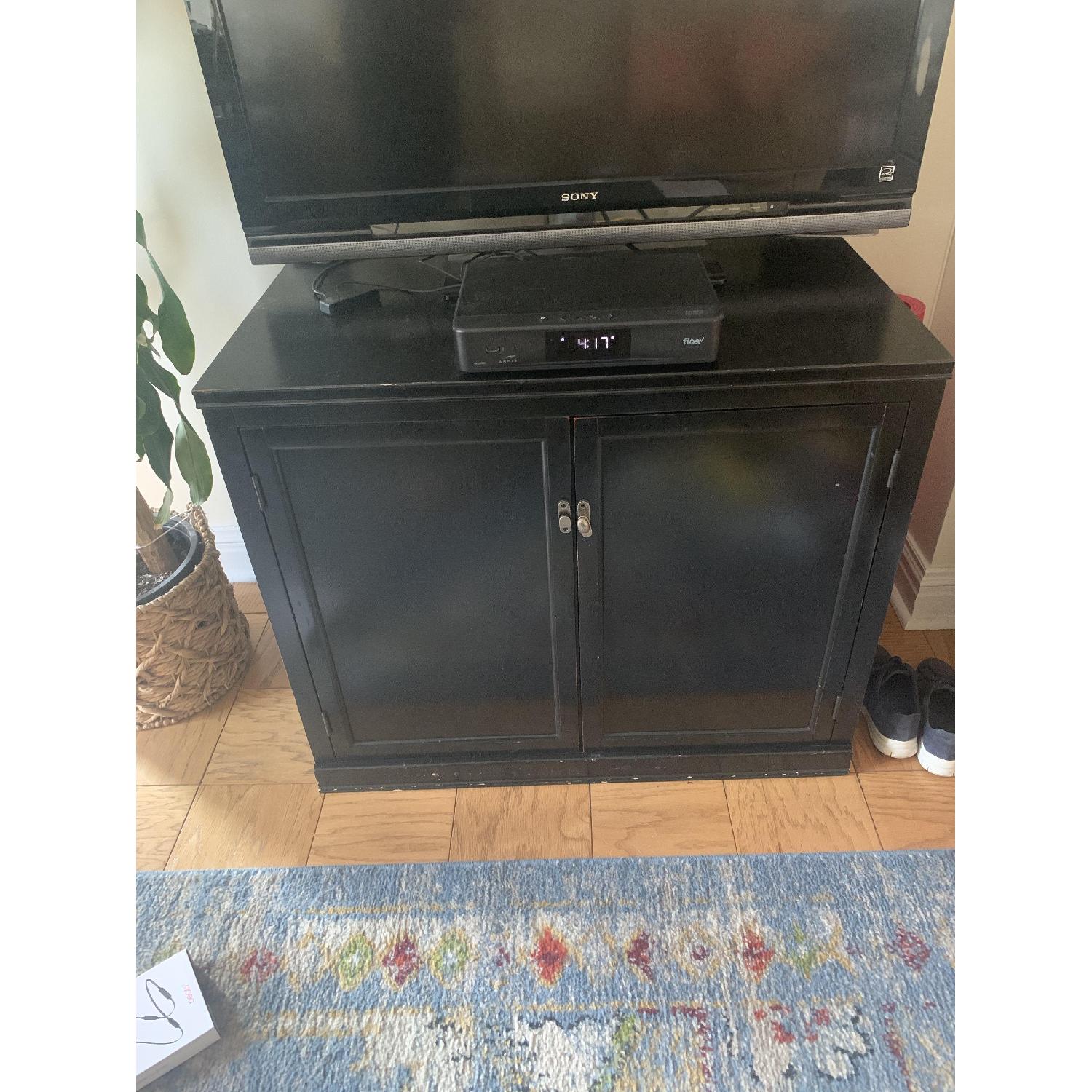 Pottery Barn Cabinet w/ Bookshelf - image-0