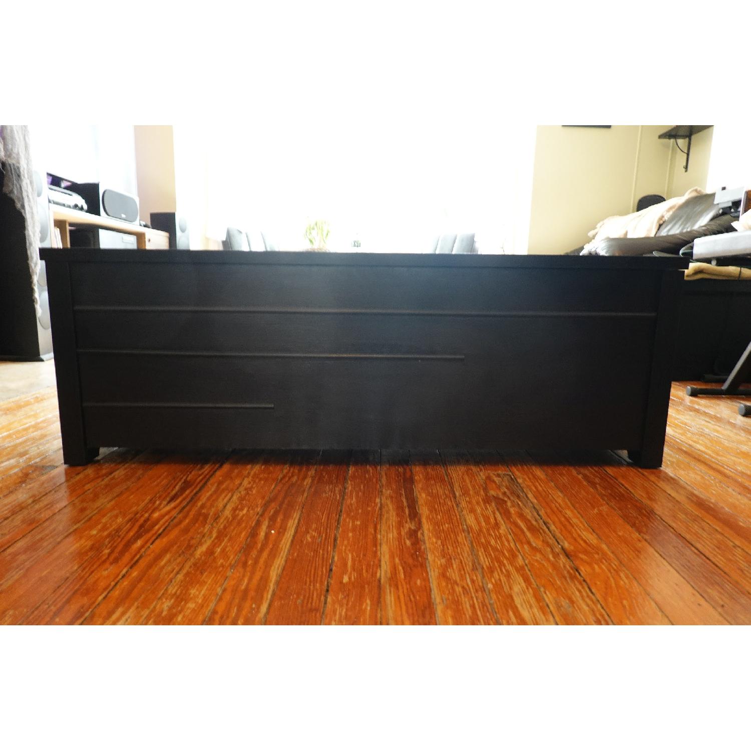 24/7 Shop at Home Brown Coffee Table w/ Slide-Out Storage - image-2
