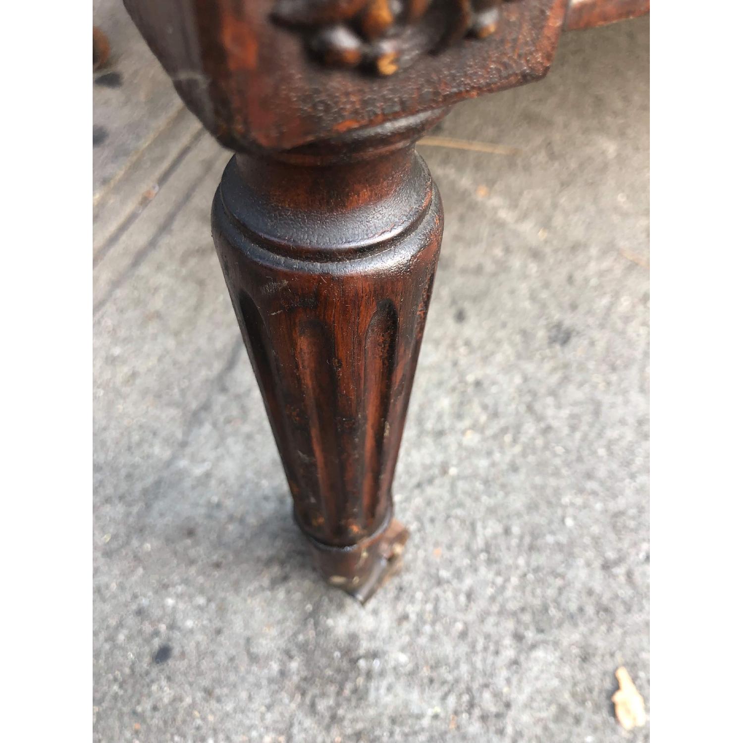 Antique 1930s Dresser w/ Original Brass Handles & Wheels - image-6