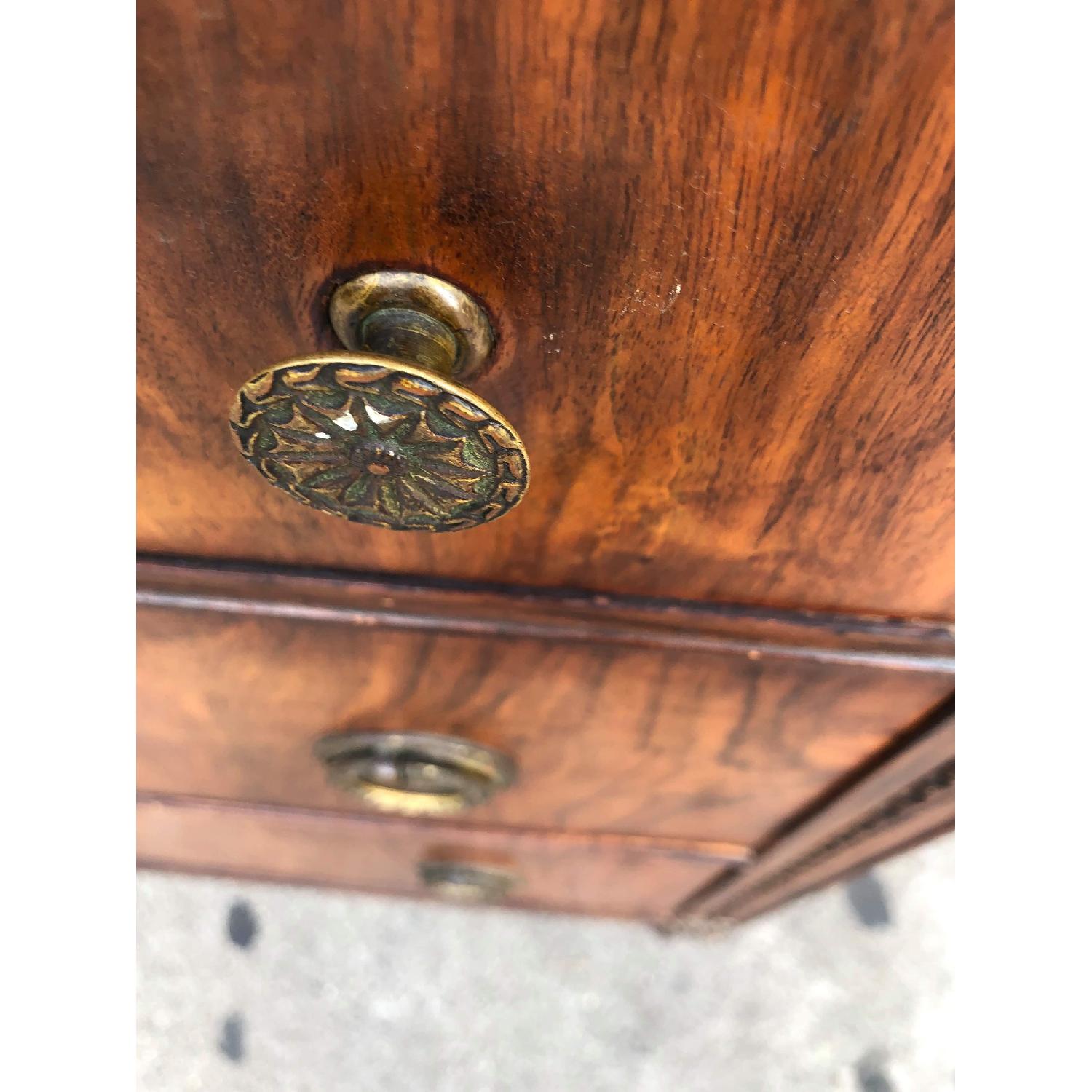 Antique 1930s Dresser w/ Original Brass Handles & Wheels - image-3