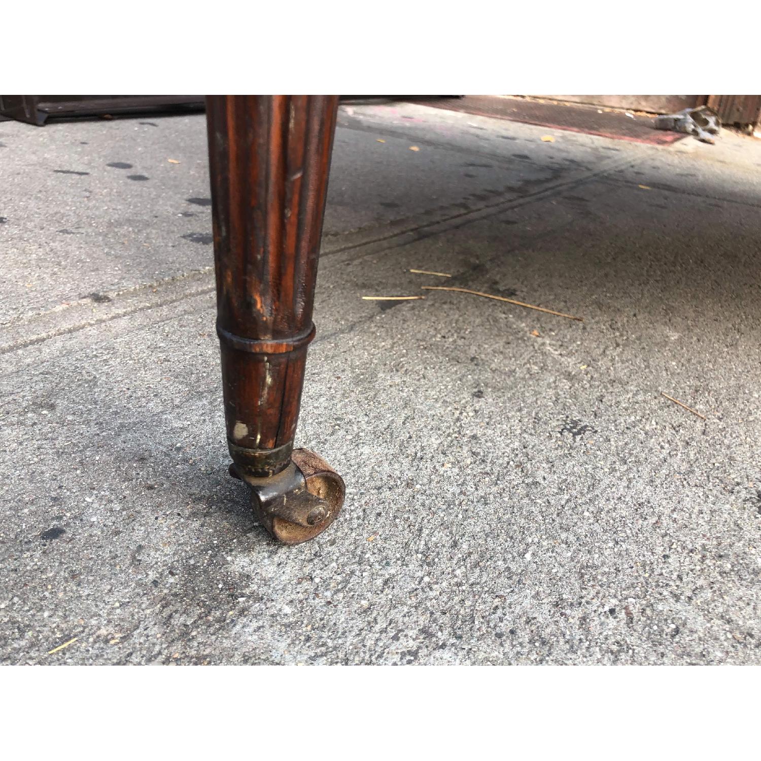 Antique 1930s Dresser w/ Original Brass Handles & Wheels - image-21