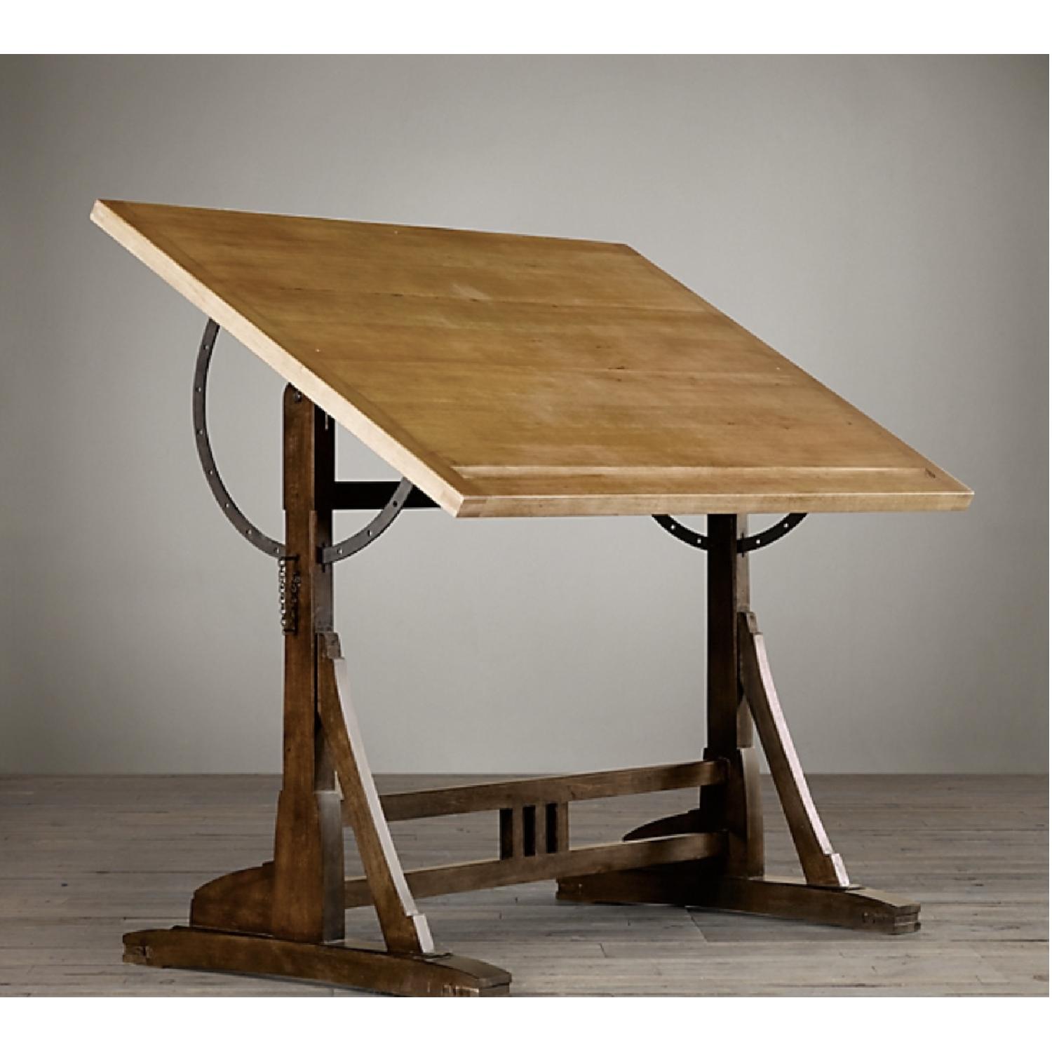 Restoration Hardware 1920s French Drafting Table - image-1