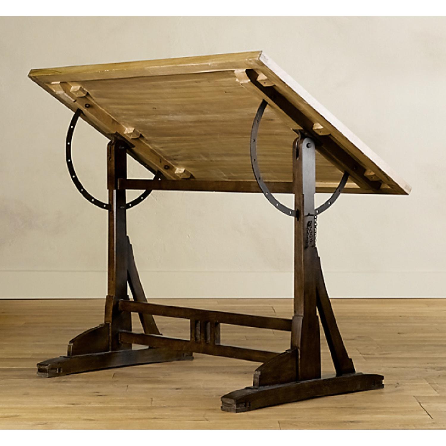 Restoration Hardware 1920s French Drafting Table - image-2