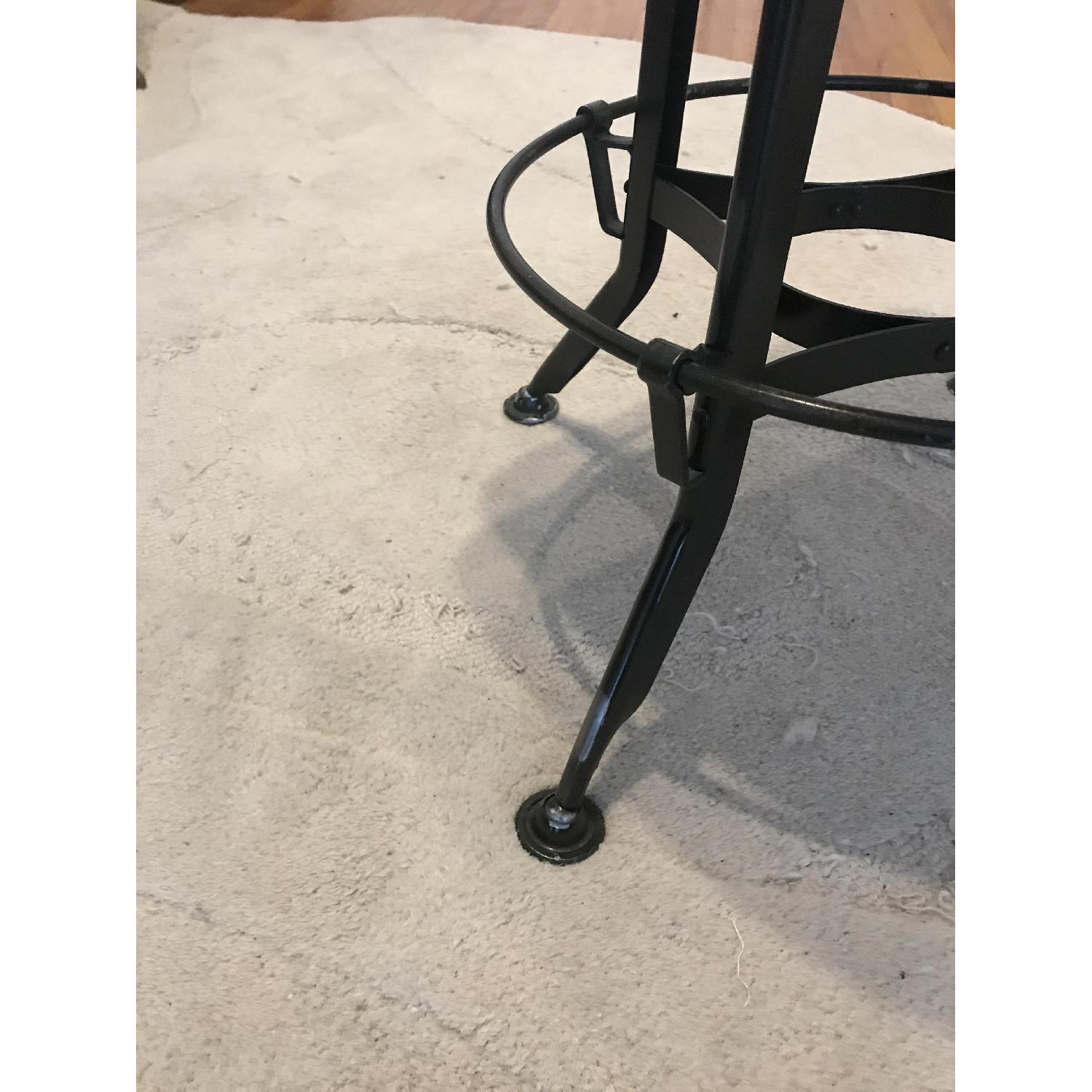 Restoration Hardware 1940s Vintage Toledo Leather Bar Chair - image-3