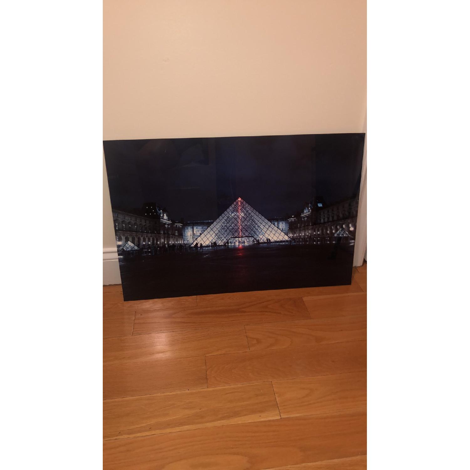 Picture of the Louvre in Metal Frame - image-2
