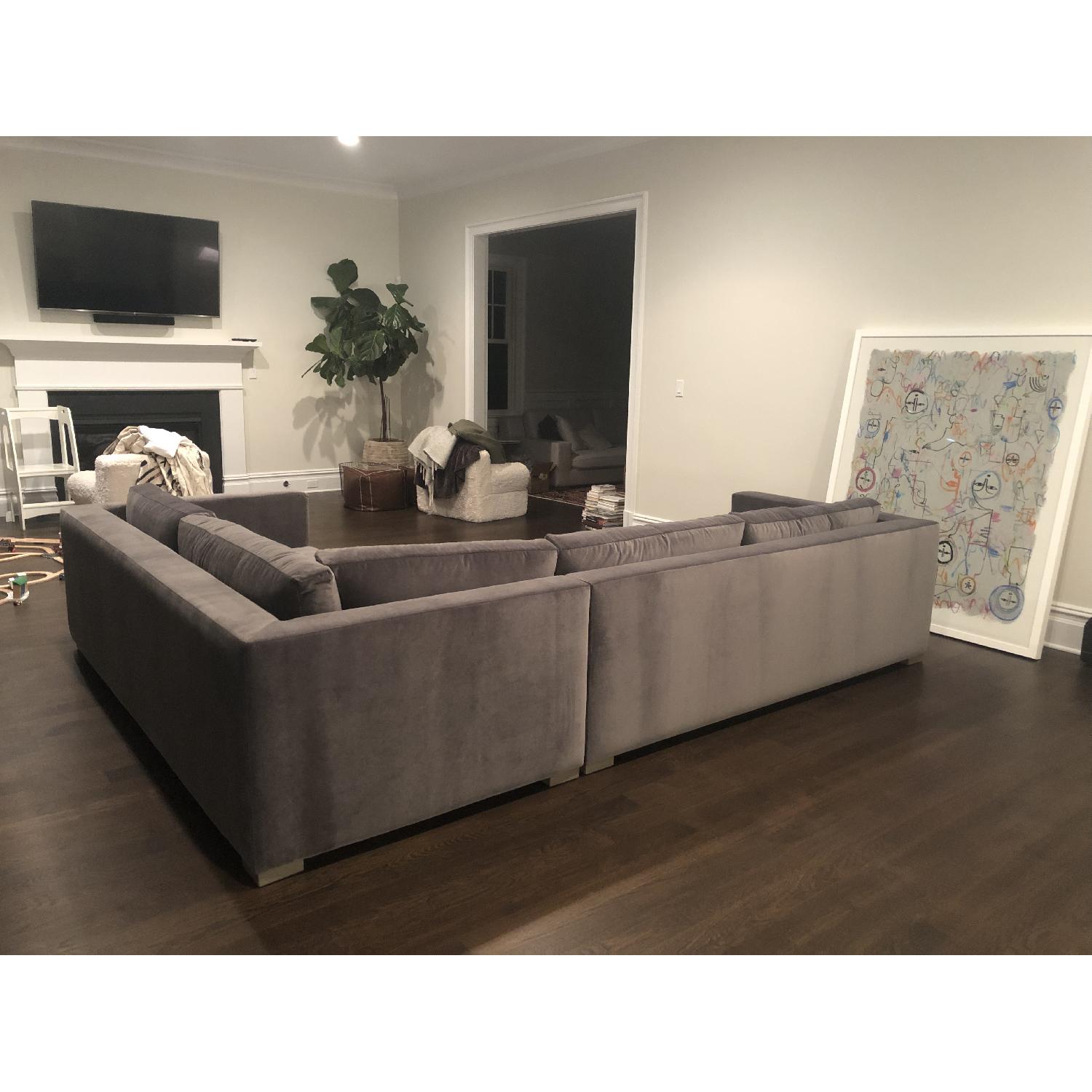 Restoration Hardware Modena Shelter Arm Sectional Sofa AptDeco