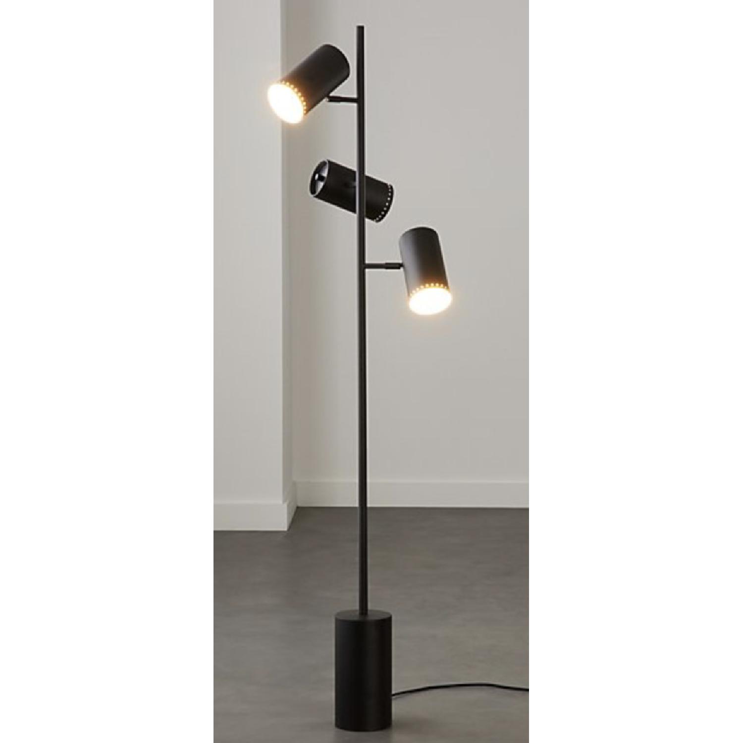 CB2 Trio Black Floor Lamp - image-2