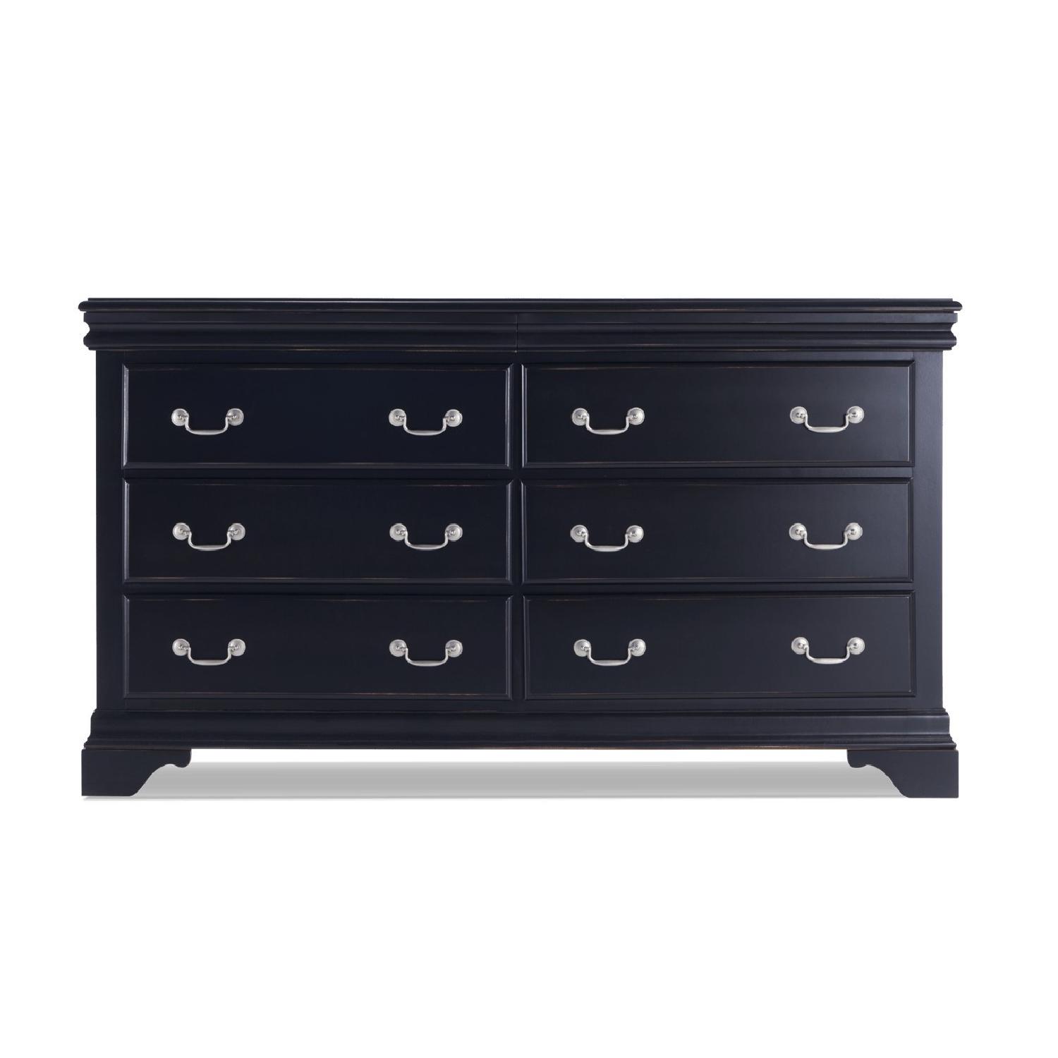 Bob's Black 6Drawer Dresser AptDeco