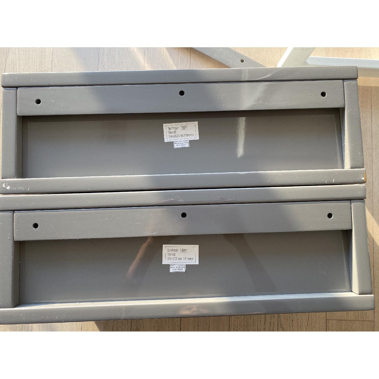 CB2 Slice Grey Wall Mounted Storage Shelves - image-11