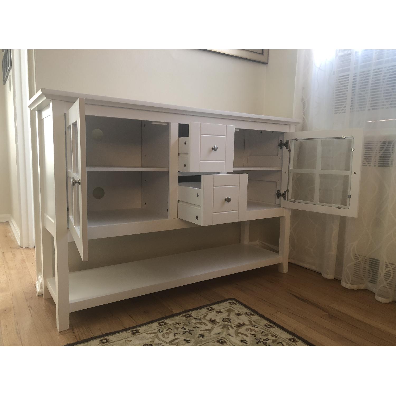 Middlebrook Designs White Console/Buffet - image-1