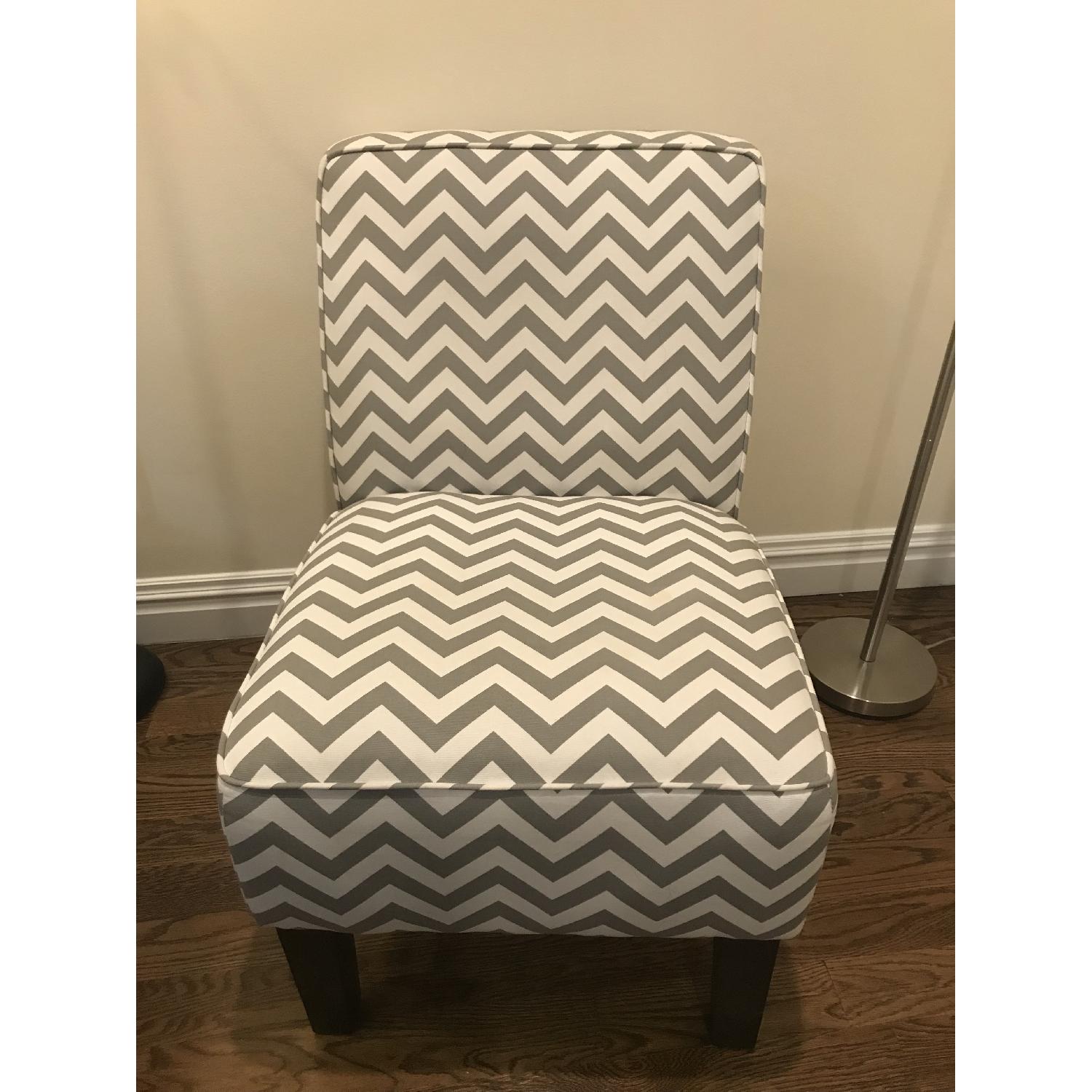 Target Dejon Chevron Fabric Accent Chair AptDeco