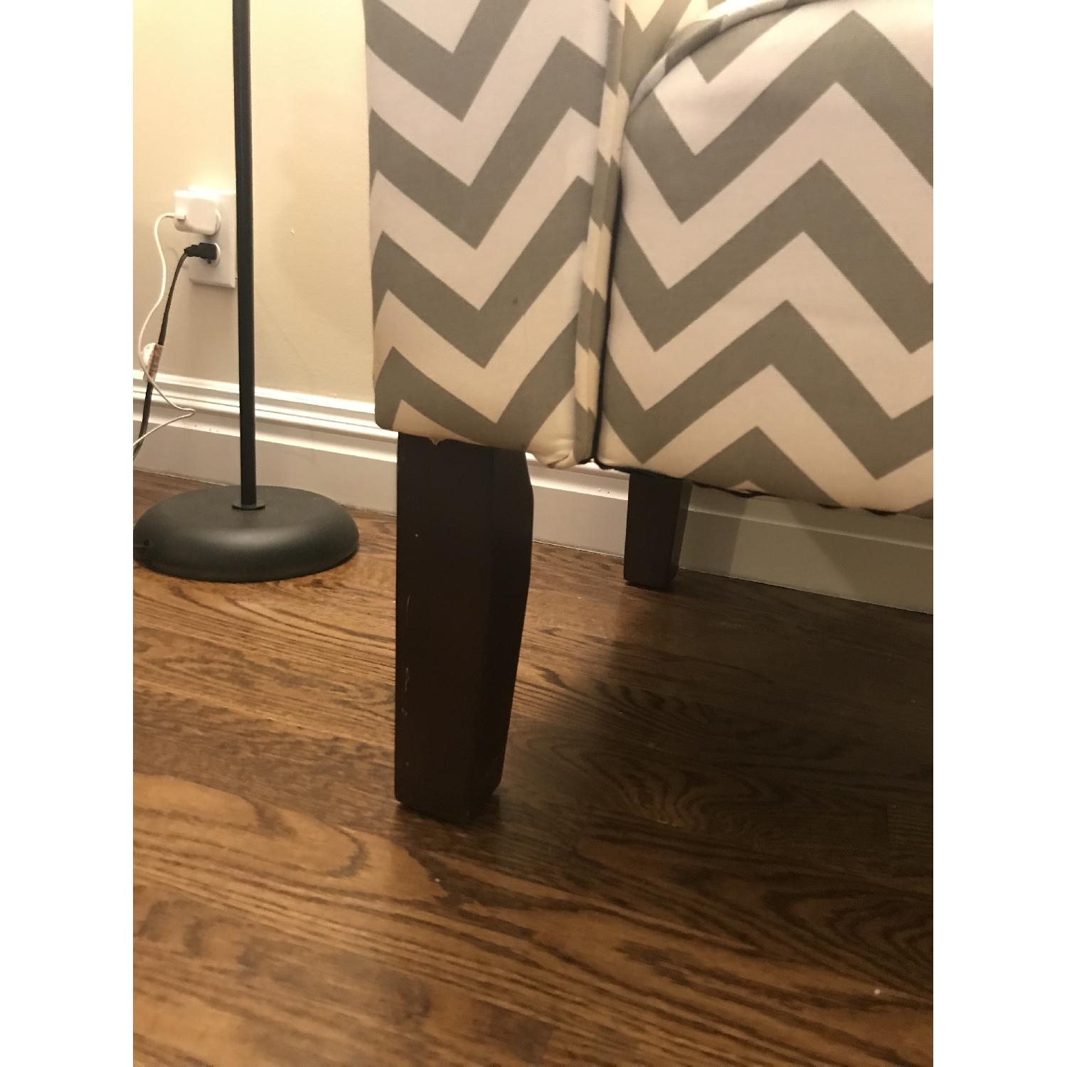 Target Dejon Chevron Fabric Accent Chair - image-2