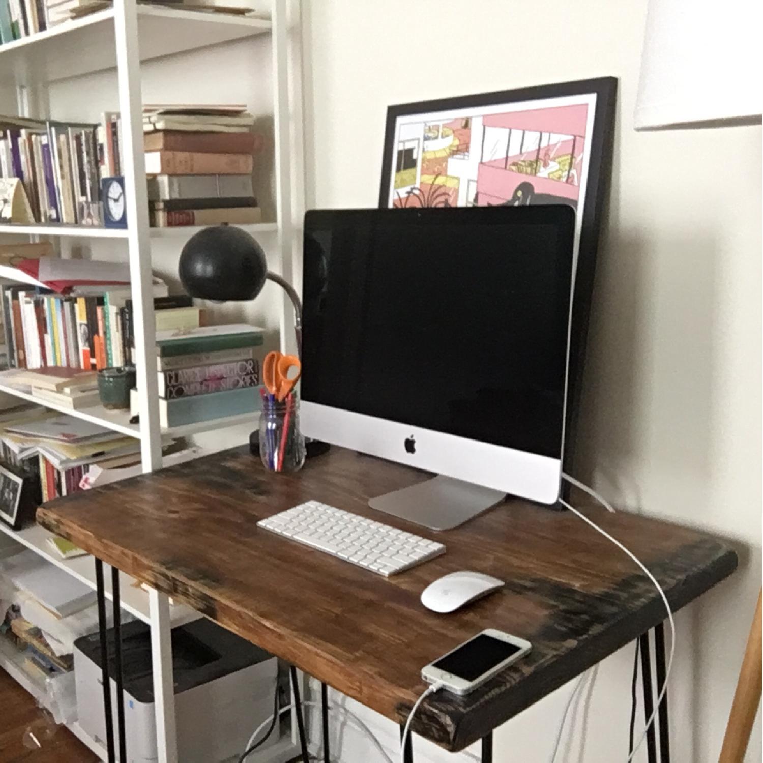 Mid Century Solid Wood Desk - image-2