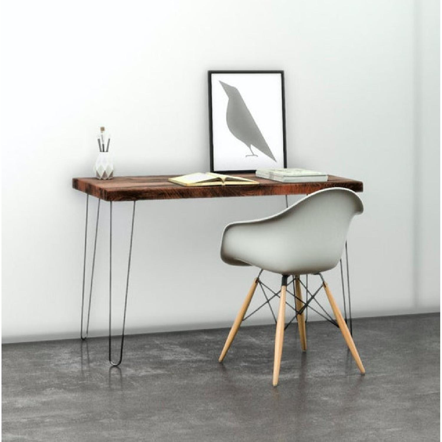 Mid Century Solid Wood Desk - image-3