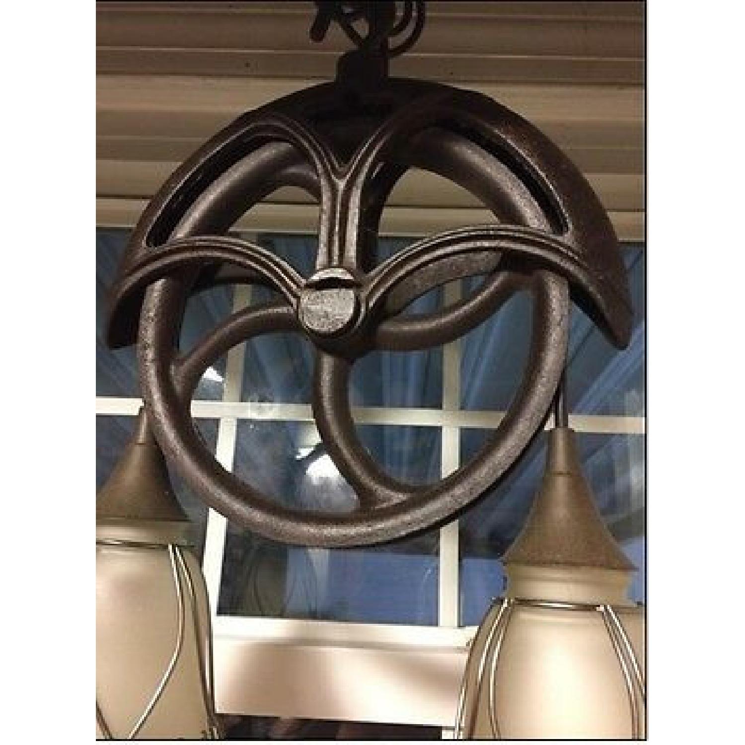 Vintage Well Pulley Lighting - image-3
