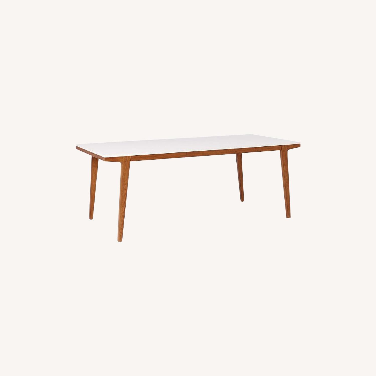 West Elm Modern Expandable Dining Table AptDeco