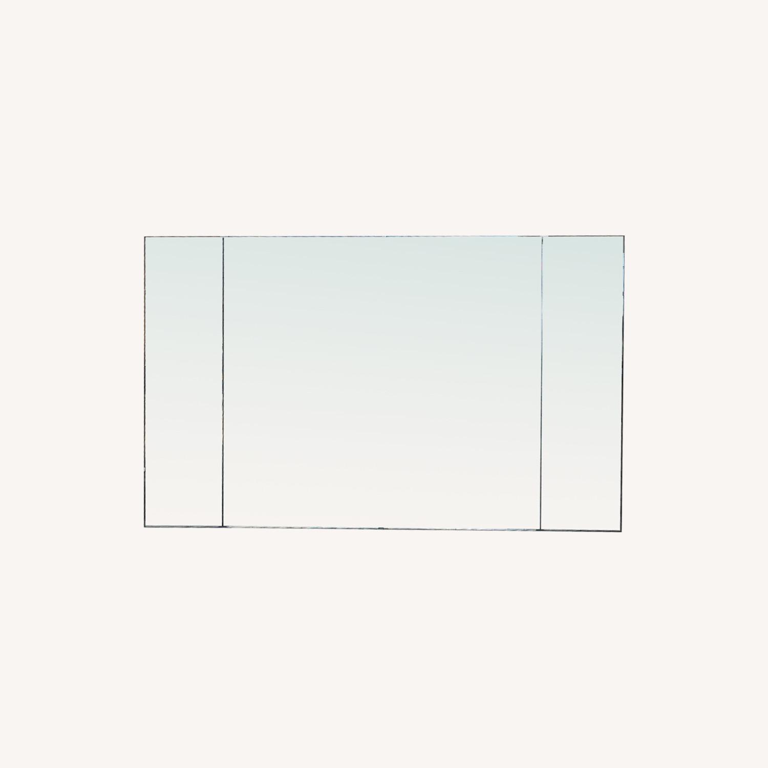 Vintage Mid Century 1950s Engraved Wall Mirror AptDeco