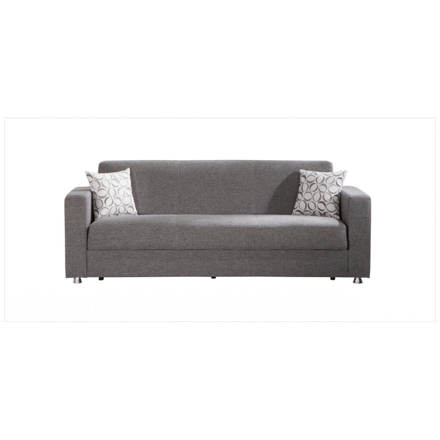 Istikbal Furniture Tokyo Diego Gray Convertible Sofa Bed AptDeco