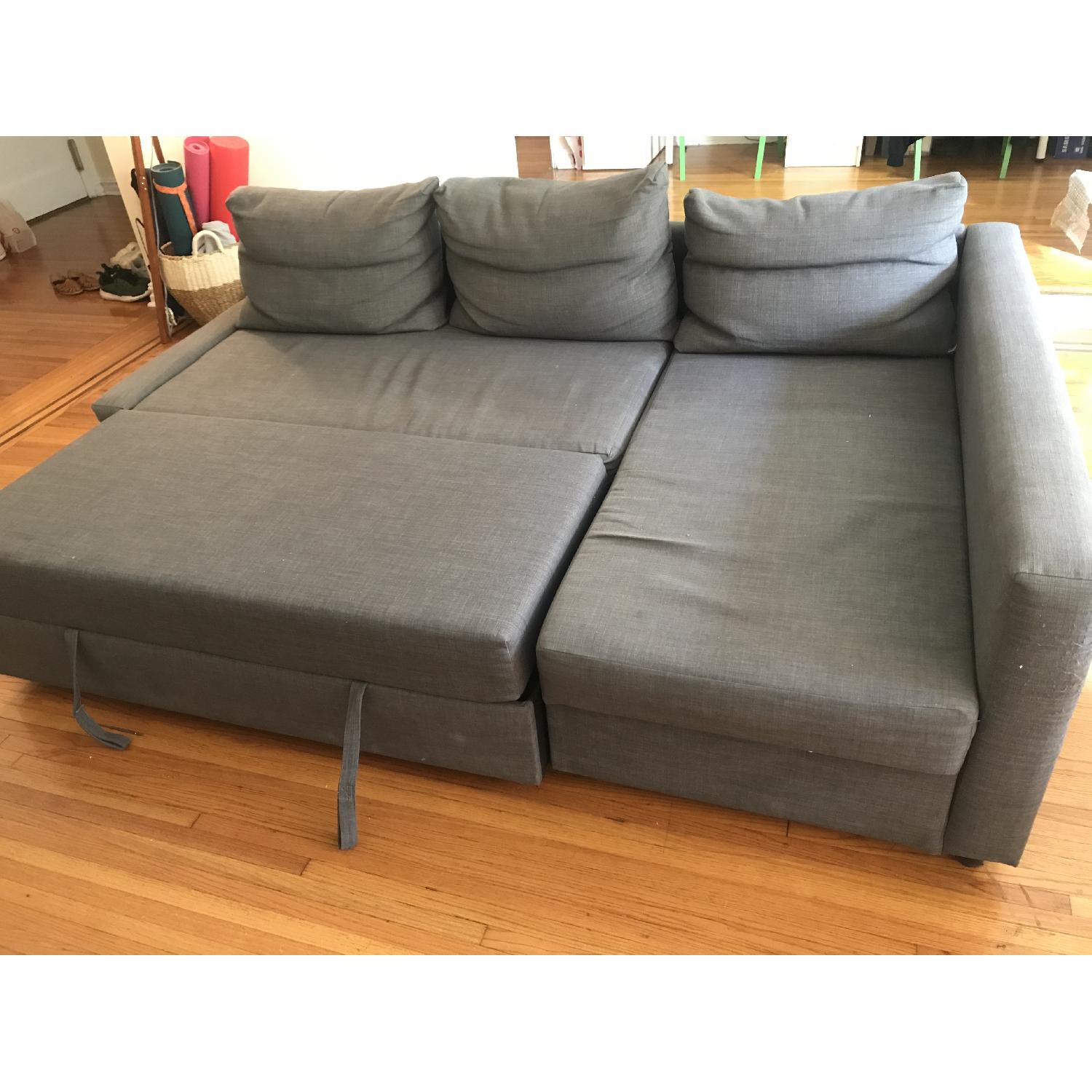 Ikea Friheten Sleeper Sectional Sofa w/ Storage - image-2