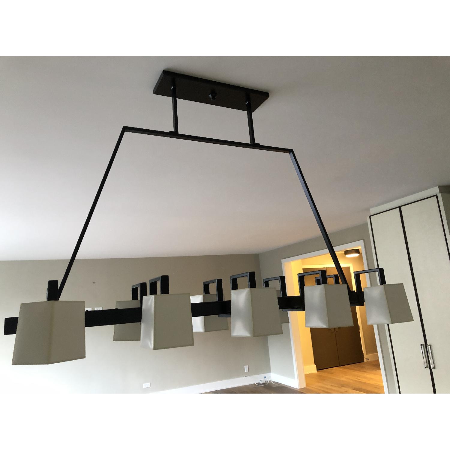 Holly Hunt Blade Chandelier + 6 Wall Sconces - image-3