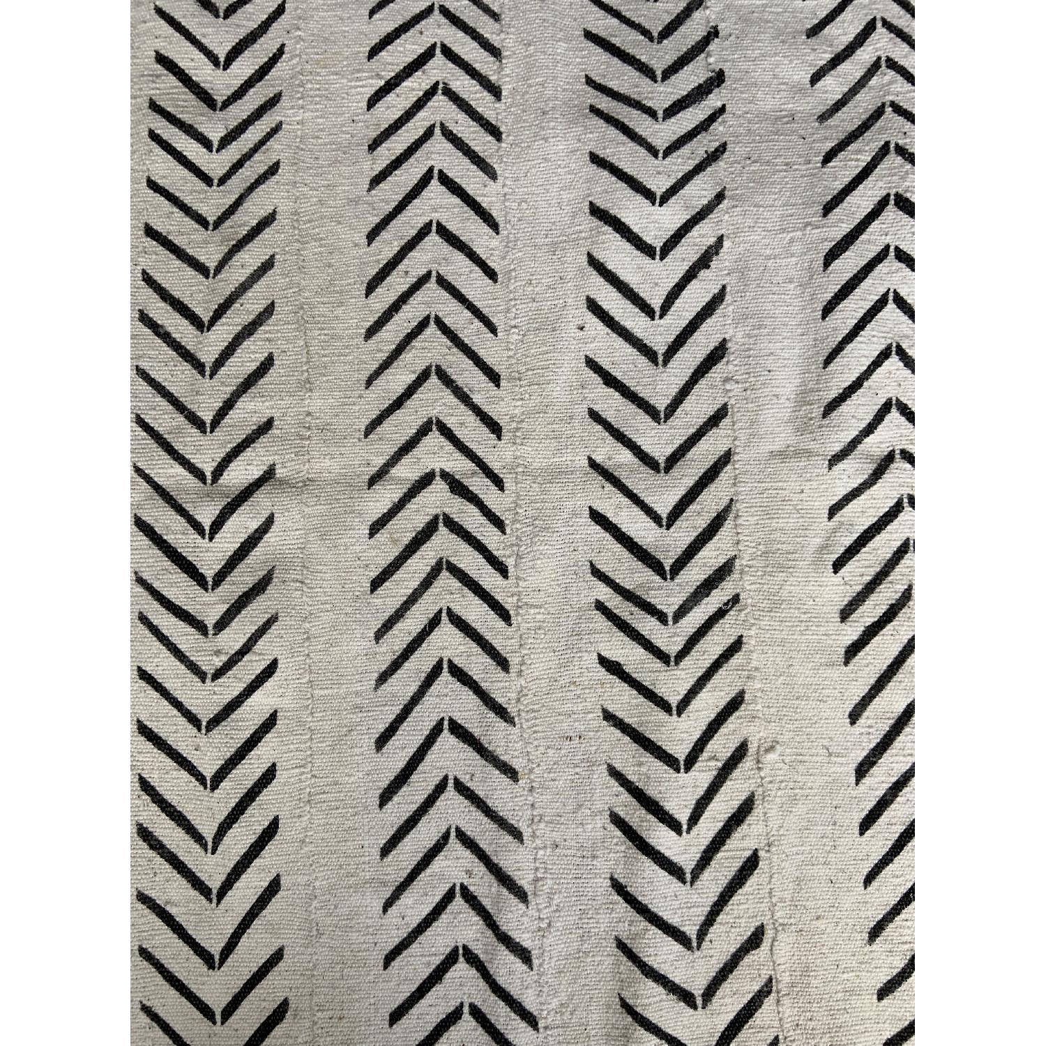 African MudCloth Geometric Pattern Rug - image-2