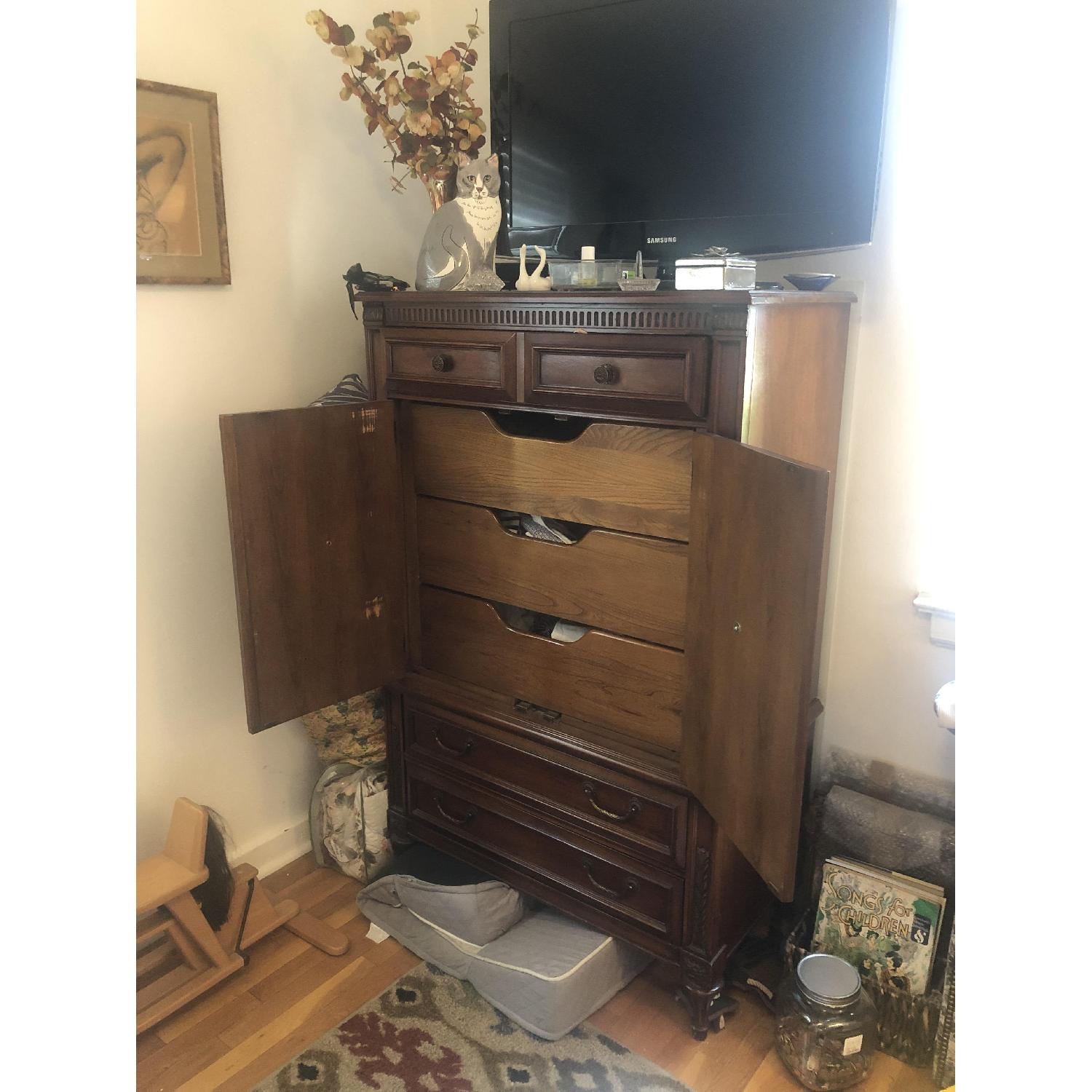 Hickory Manufacturing Co Wood Armoire - image-7