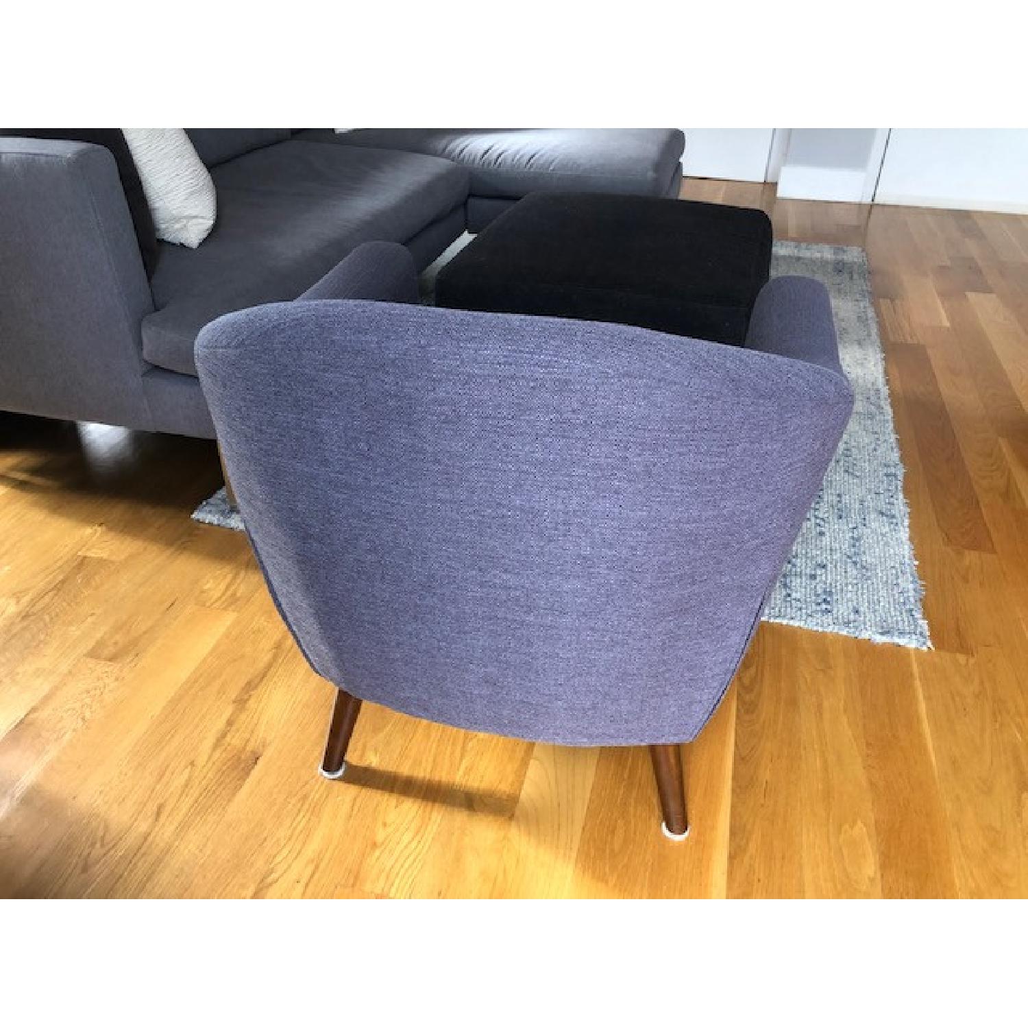 Rockwell Chair with wood legs - image-2