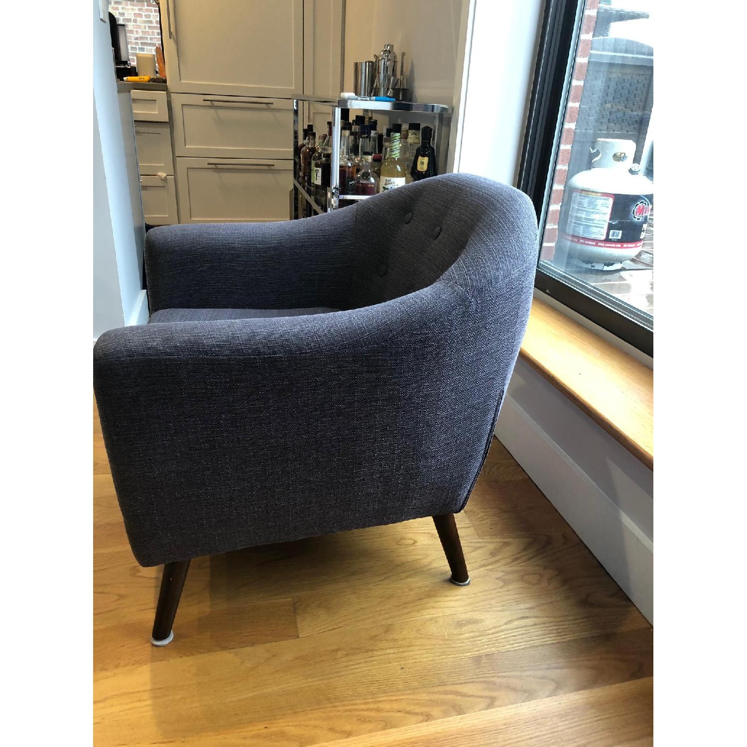 Rockwell Chair with wood legs - image-3