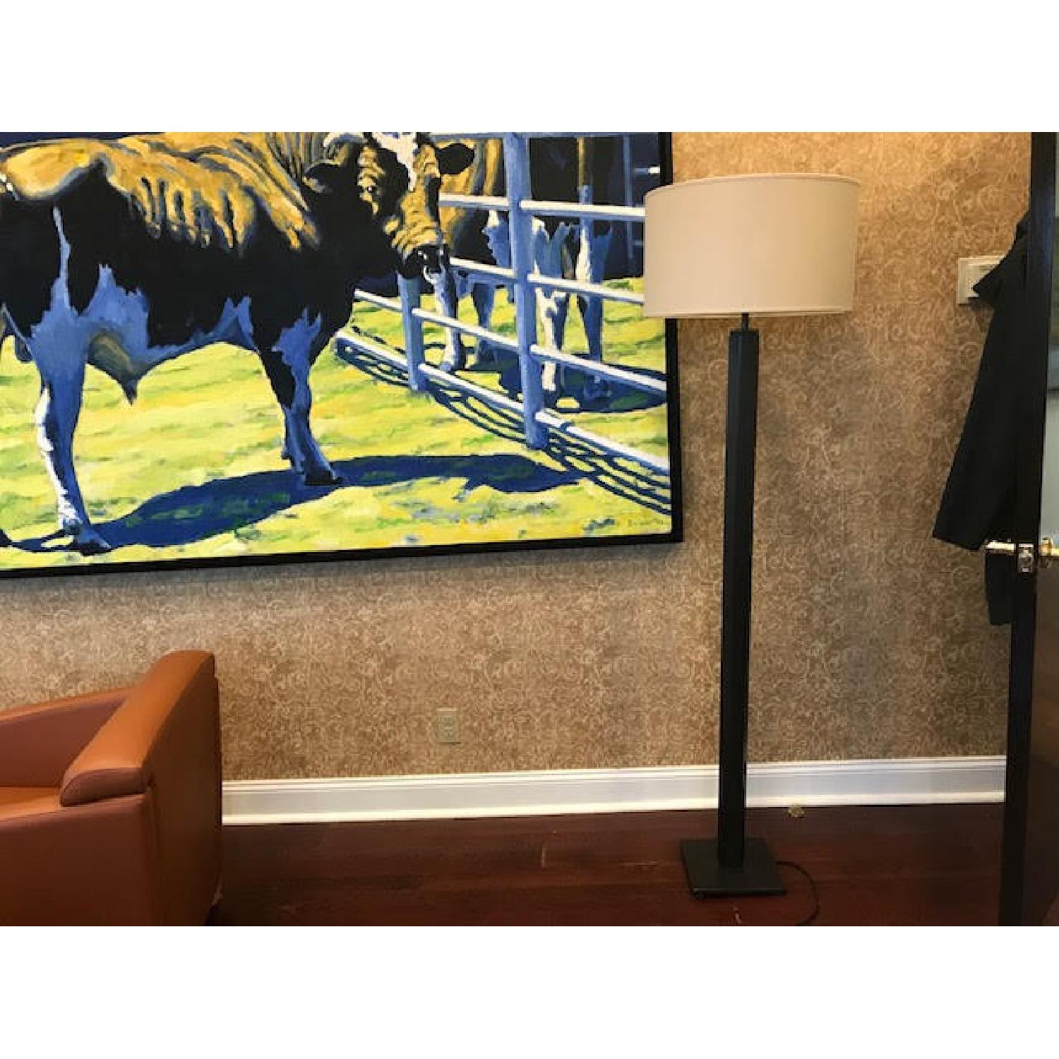 Restoration Hardware Bronze Hexagonal Floor Lamp AptDeco