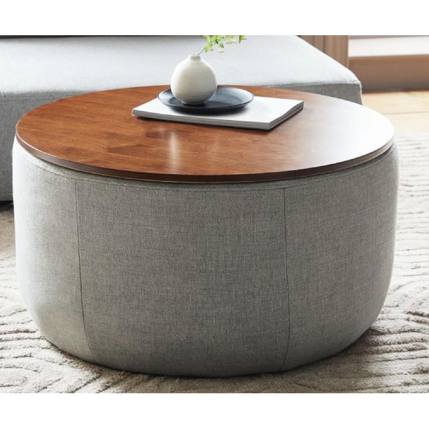 West Elm Base Large Storage Ottoman AptDeco