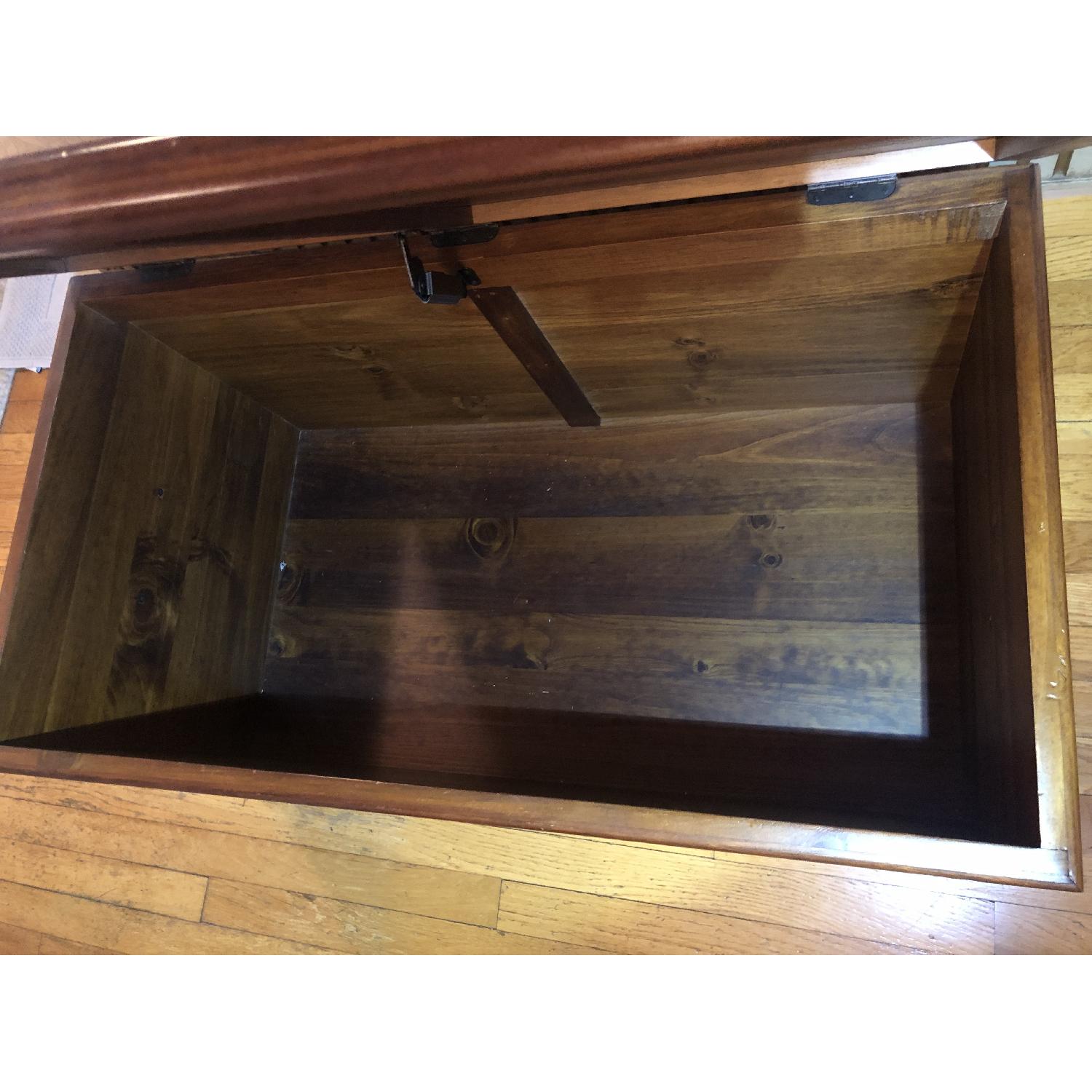 Pier 1 Solid Wood Storage Trunk - image-4