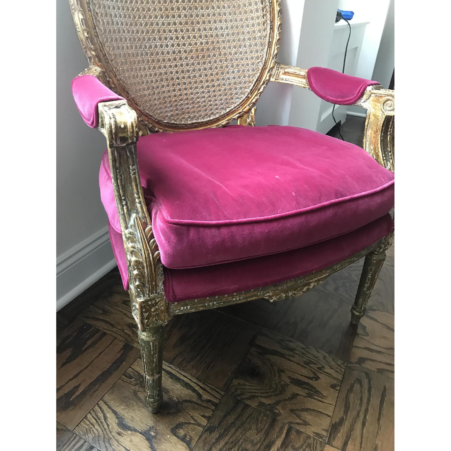 Rachel Ashwell Shabby Chic Velvet Louie Chair - image-3