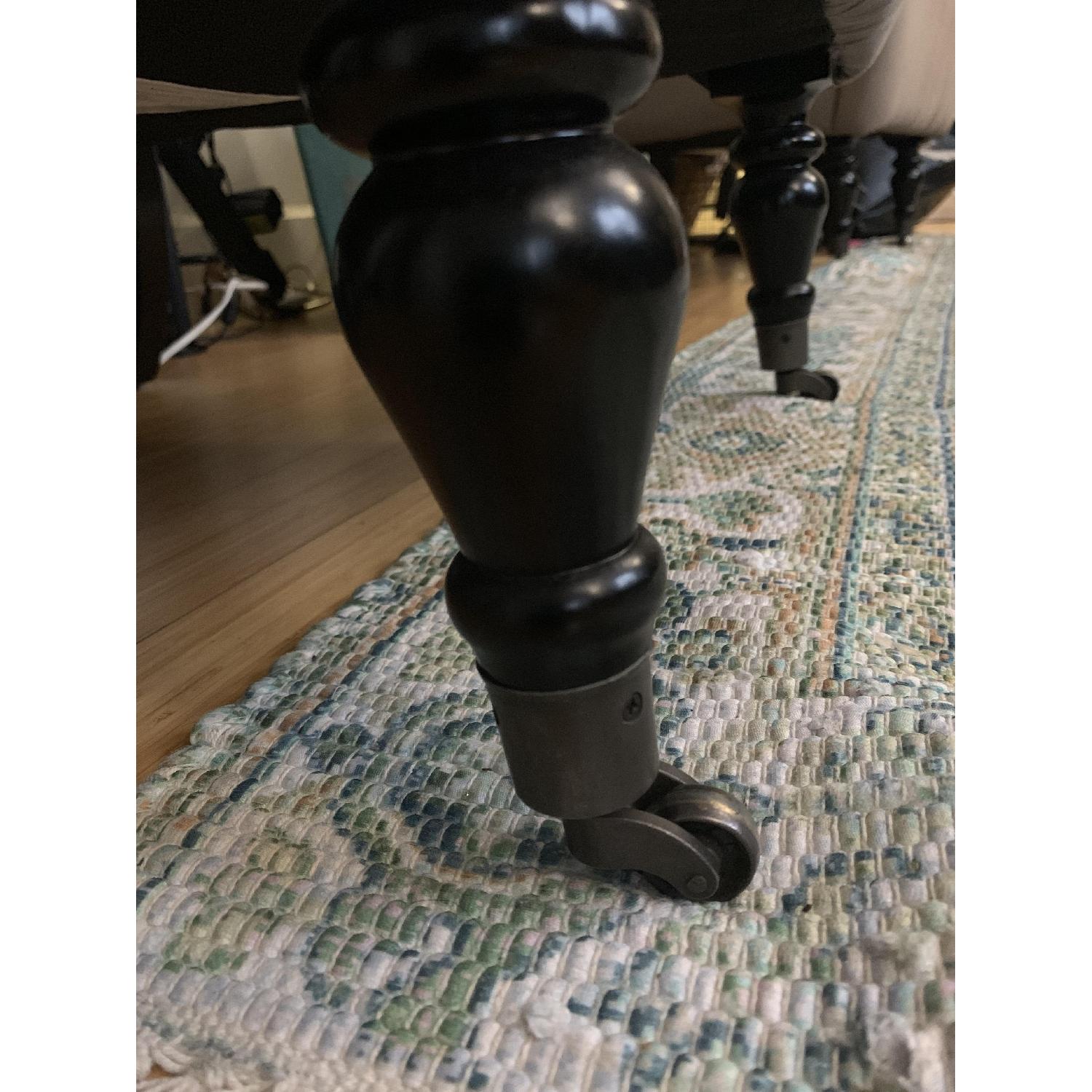 Steven Rhoades Linen Armless Tufted Chair - image-3