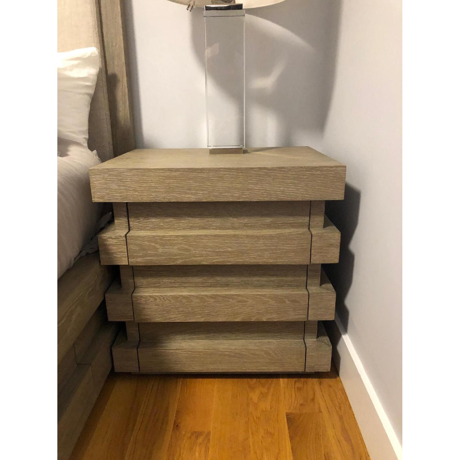 Restoration Hardware Stacked Closed Nightstands - image-3