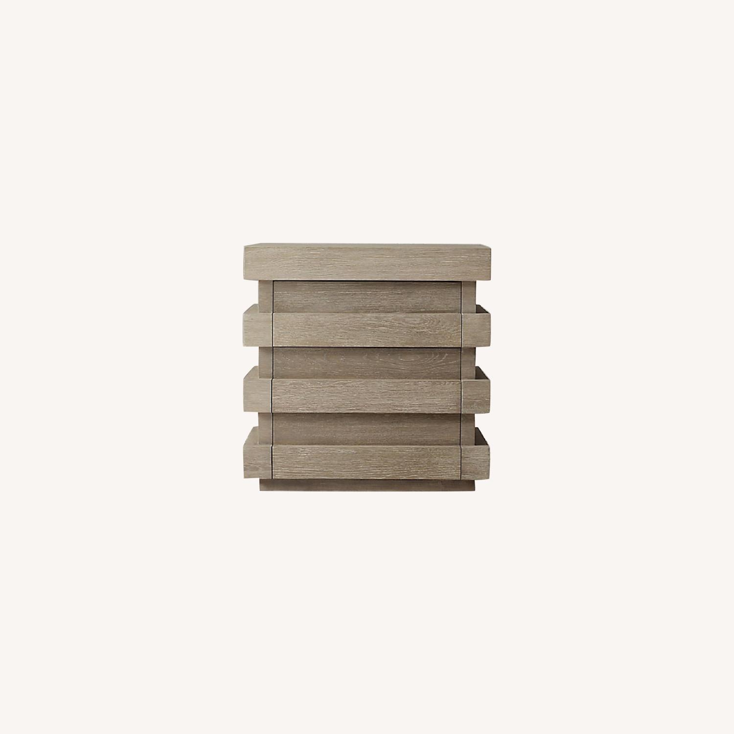 Restoration Hardware Stacked Closed Nightstands - image-0