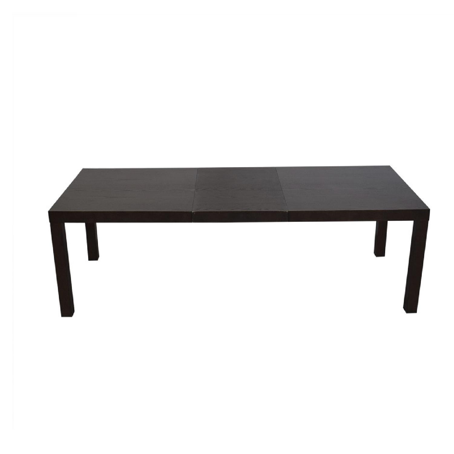 West Elm Parsons Dining Table w/ 6 Fabric Chairs - image-3