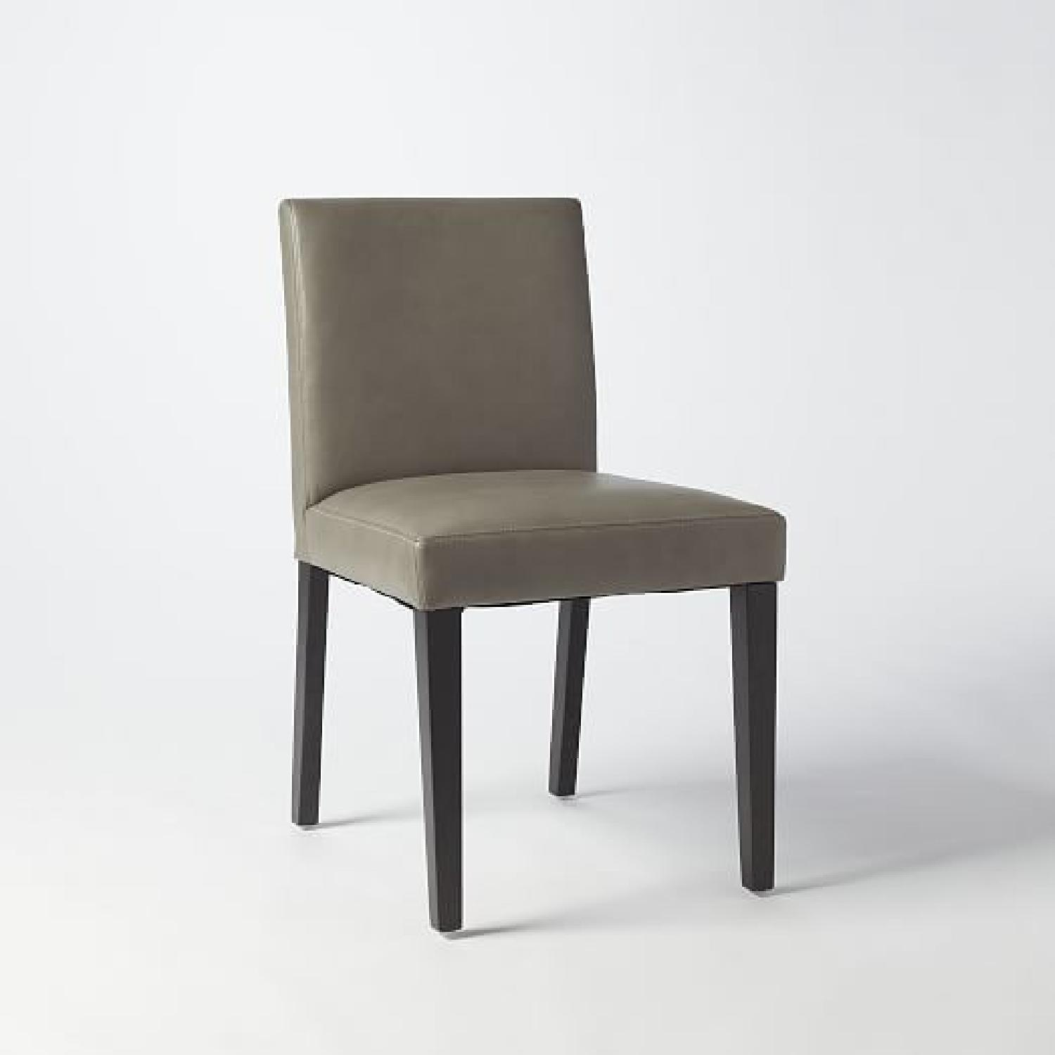 West Elm Parsons Dining Table w/ 6 Fabric Chairs - image-8
