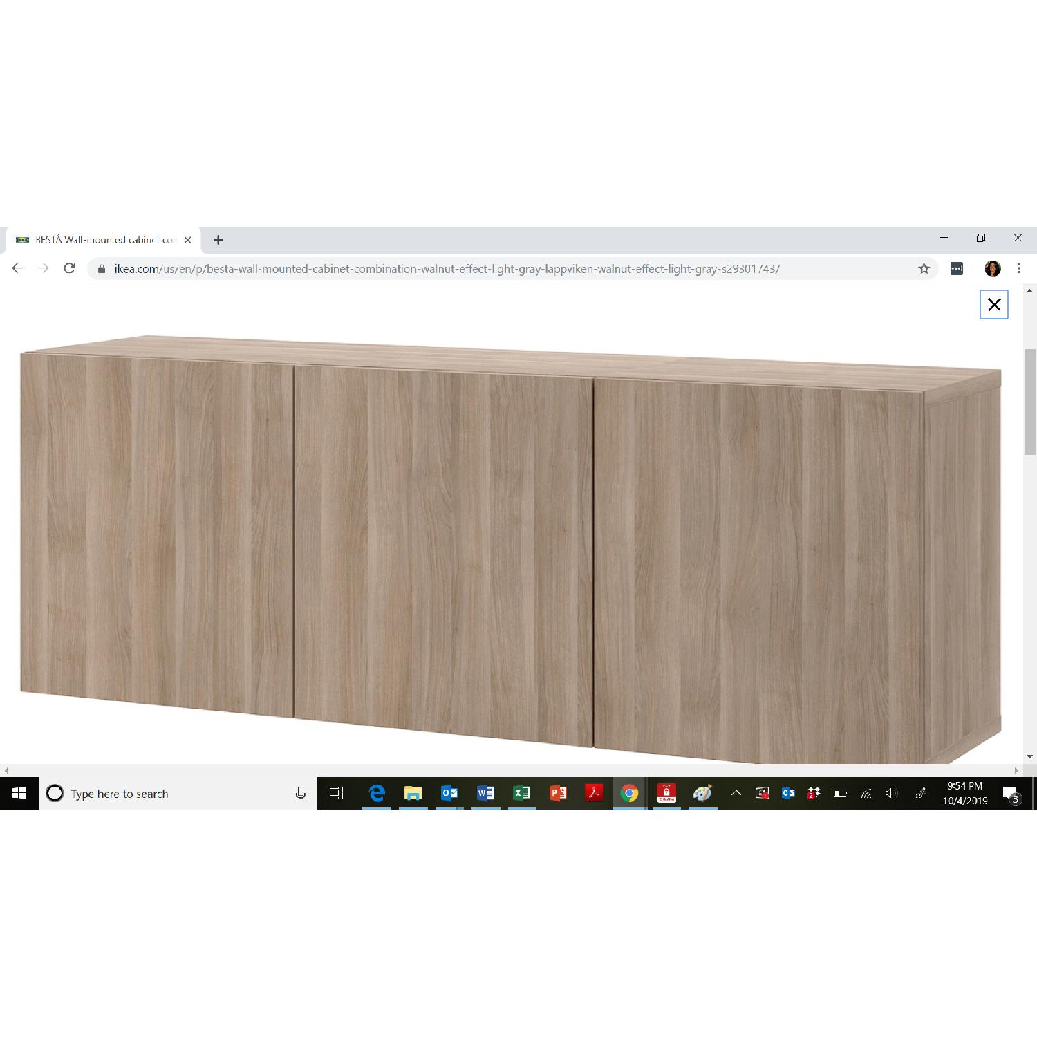 Ikea Wall Cabinet with Storage - image-2