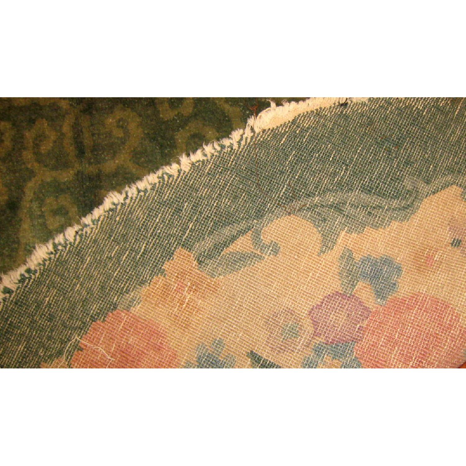 Handmade Antique Art Deco Chinese Rug - image-2