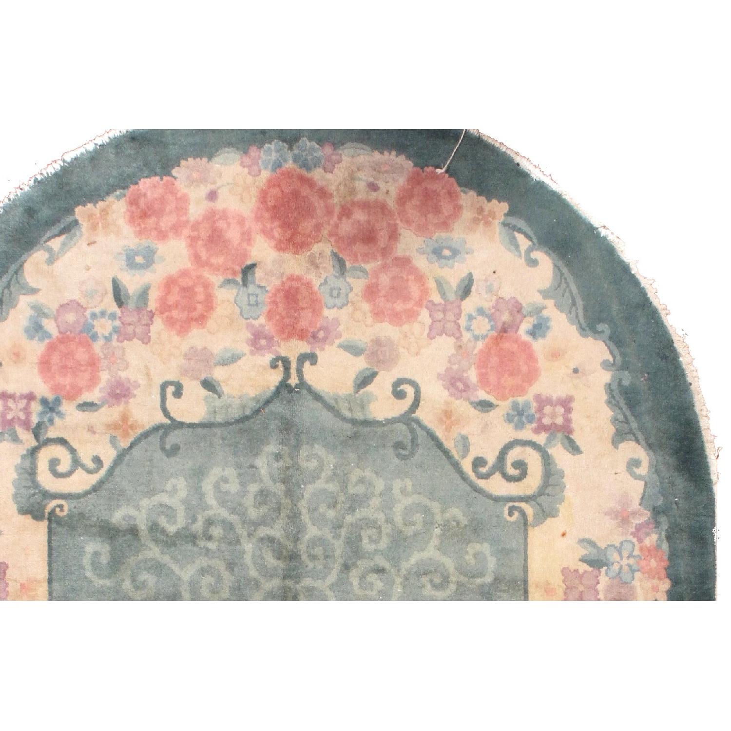 Handmade Antique Art Deco Chinese Rug - image-4