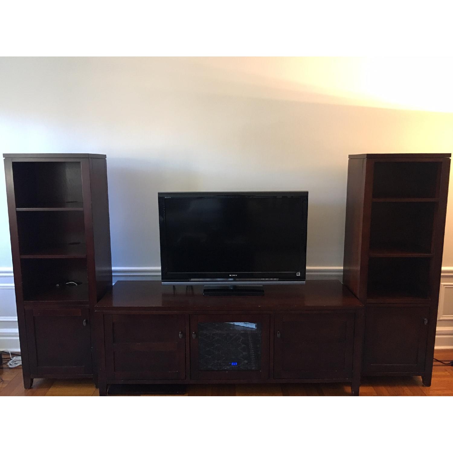 Crate & Barrel 3-Piece Modular Media Entertainment Center - image-1