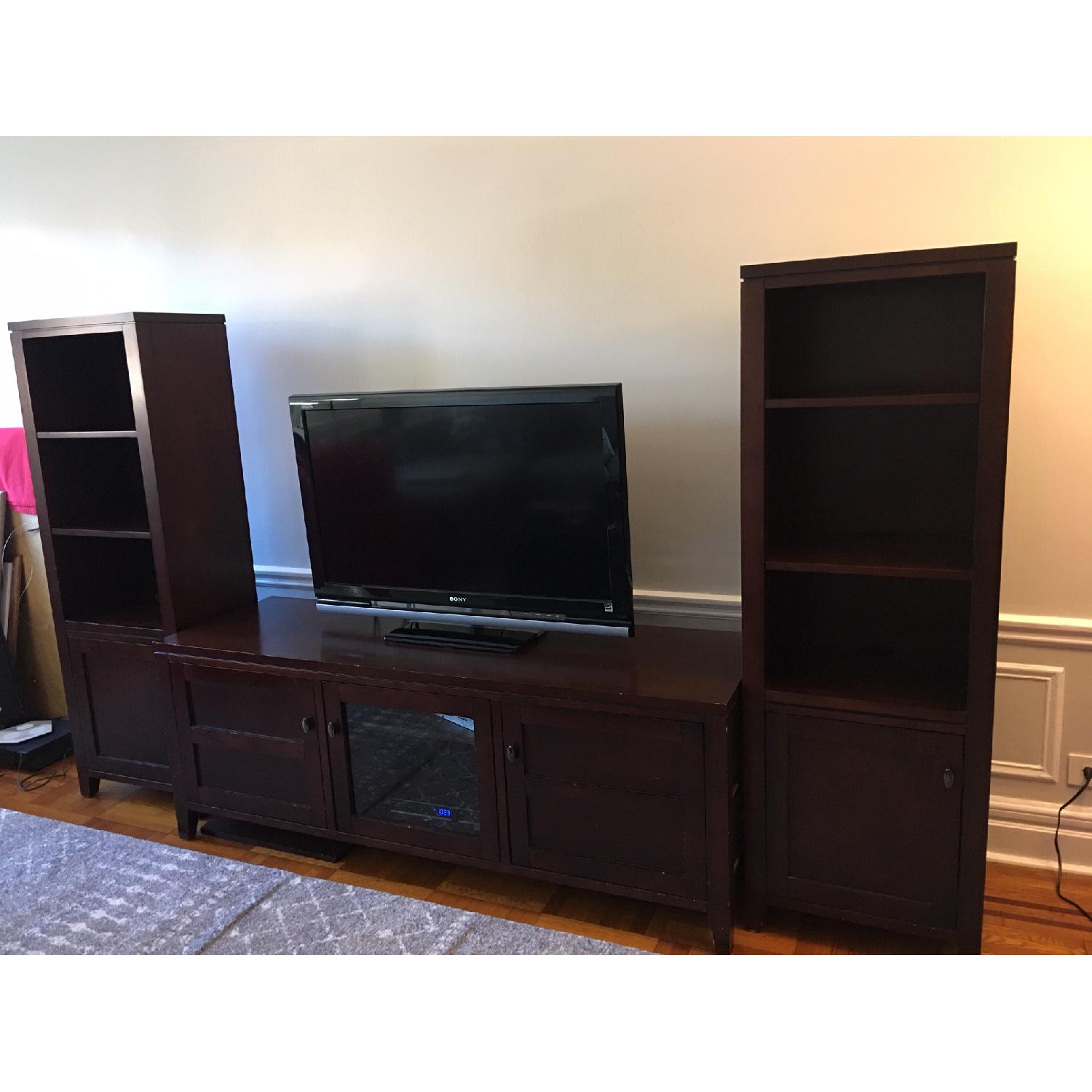 Crate & Barrel 3-Piece Modular Media Entertainment Center - image-2