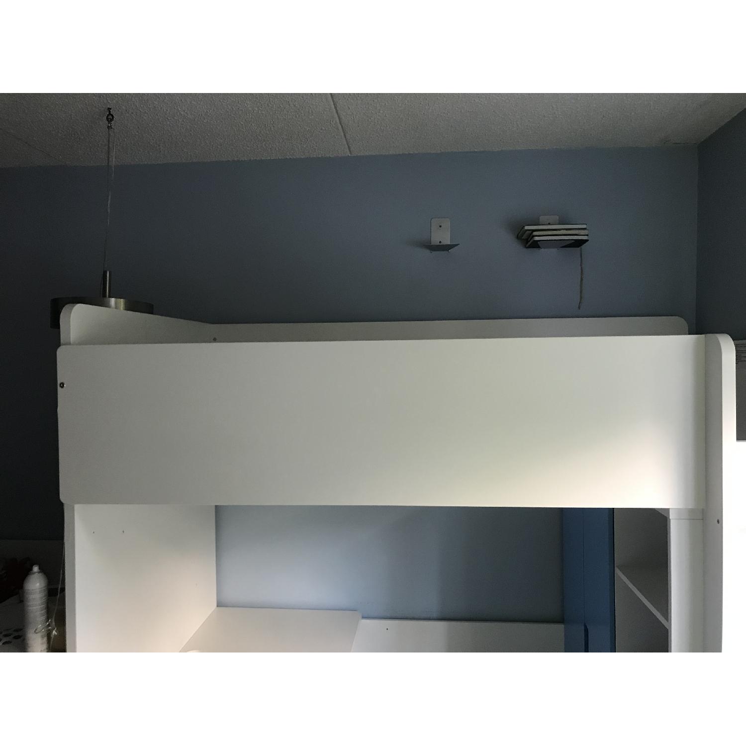 Ikea Kids Loft Bed w/ Storage & Desk - image-3