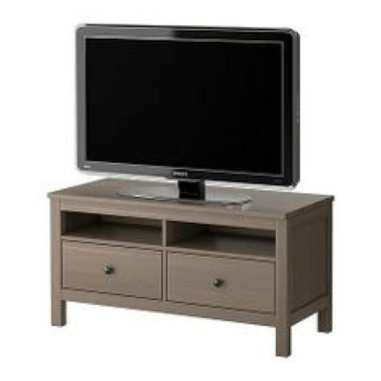 Ikea Hemnes TV Bench w/ 2 Drawers AptDeco