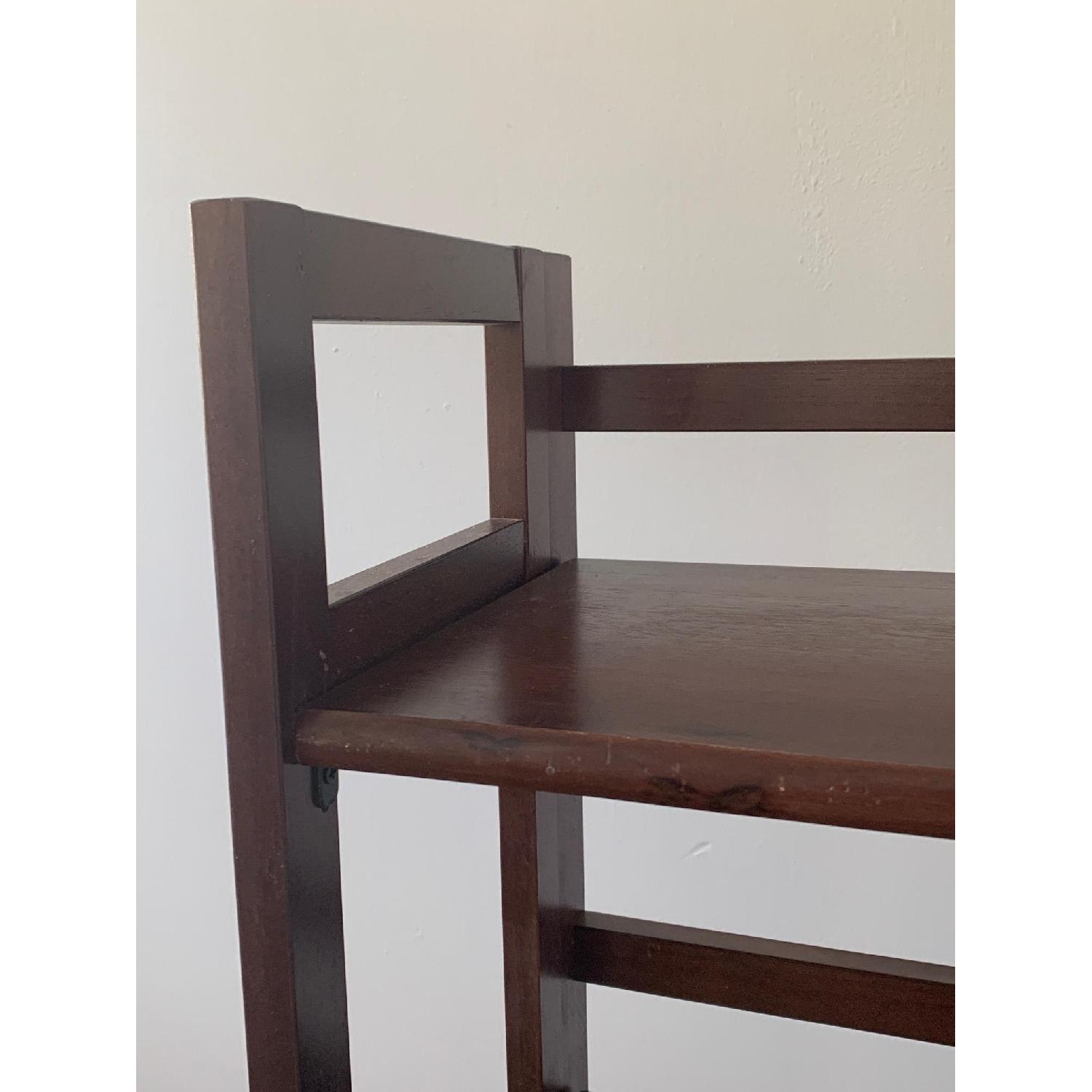 Container Store Solid Wood Folding Shelf - image-3