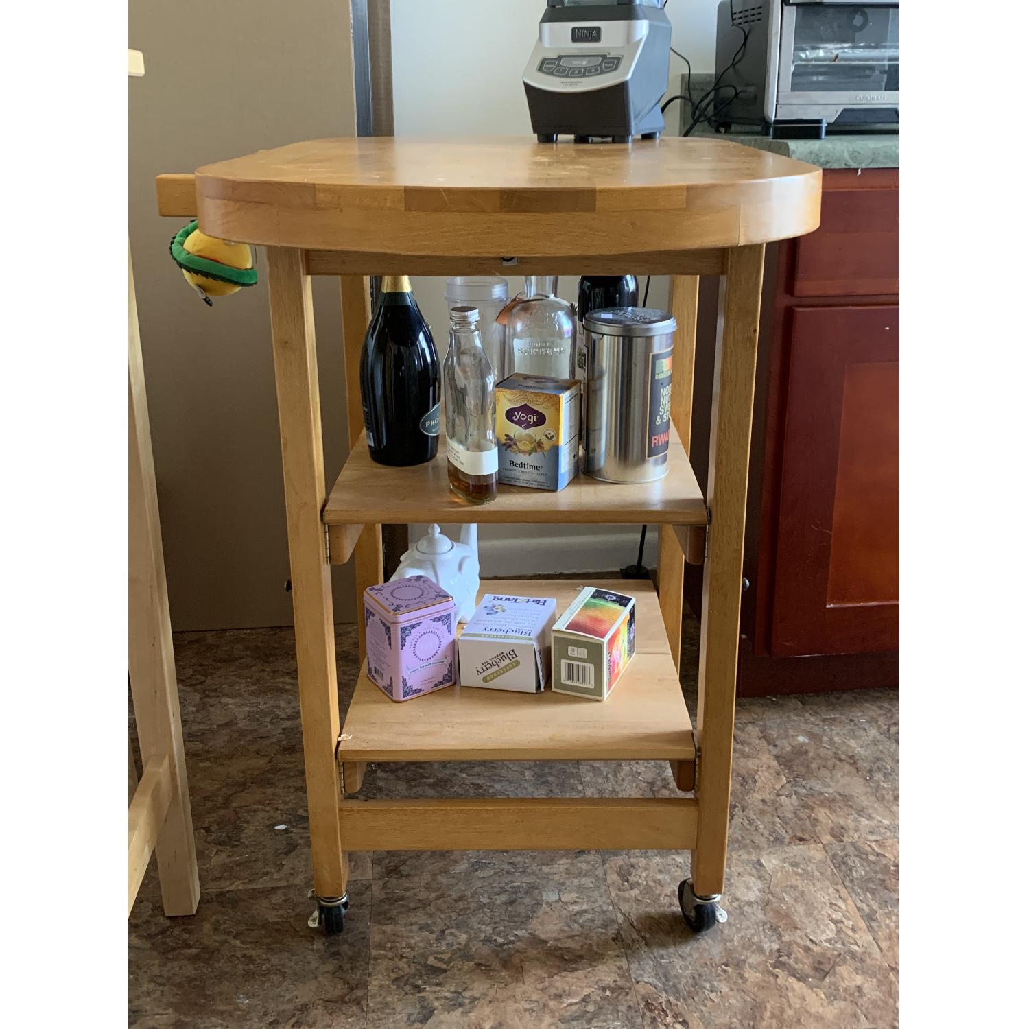 Oasis Concepts Butcher Block Kitchen Cart - image-3