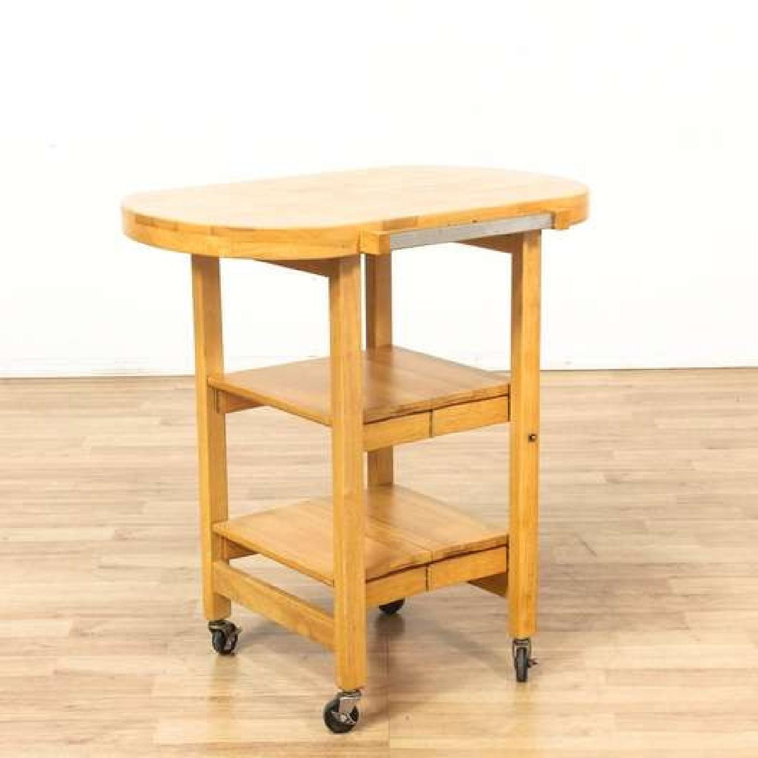 Oasis Concepts Butcher Block Kitchen Cart - image-4
